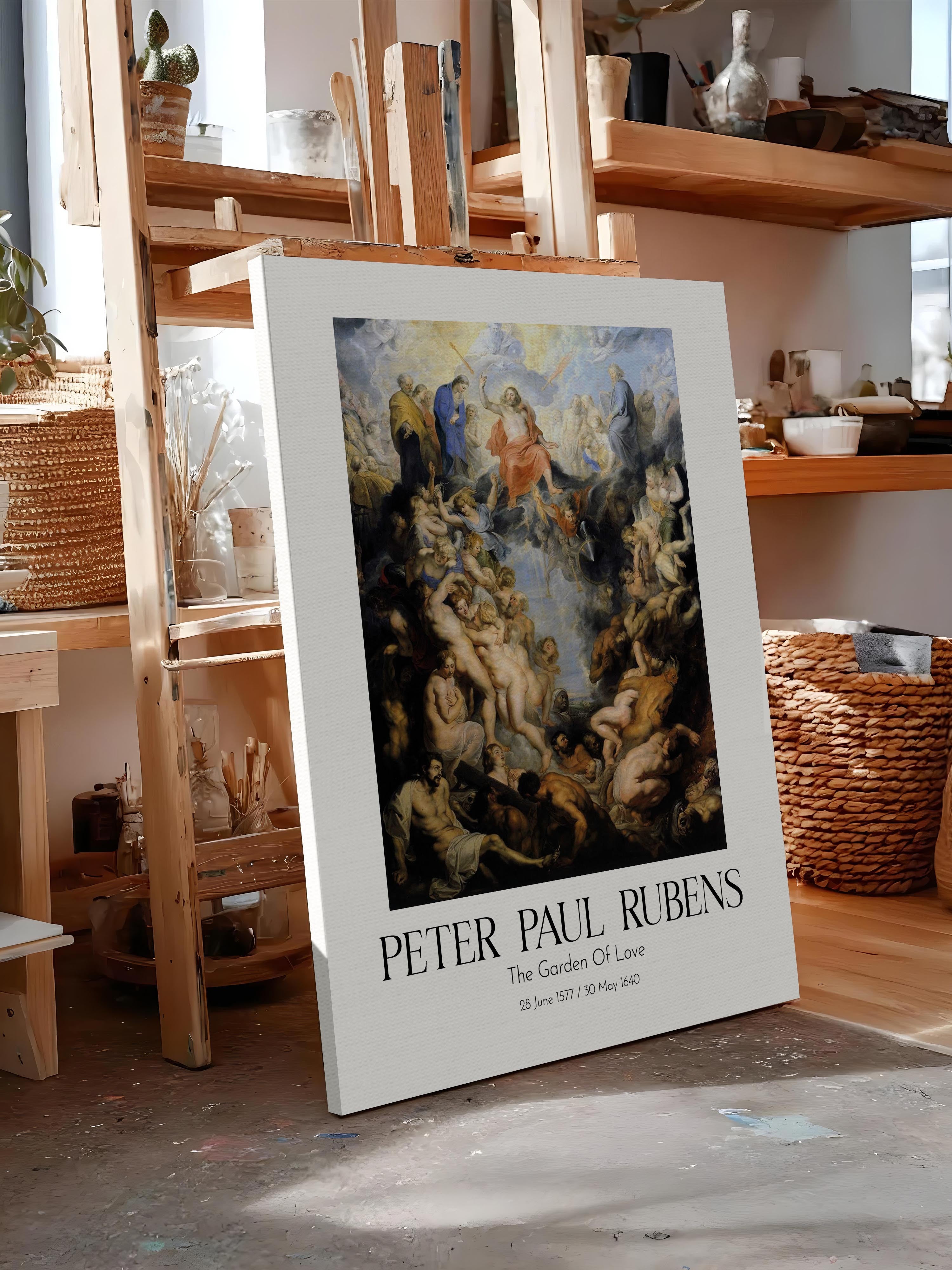 Peter Paul Rubens - The Garden Of Love, Kanvas Tablo, Sanat Serisi NO:112336
