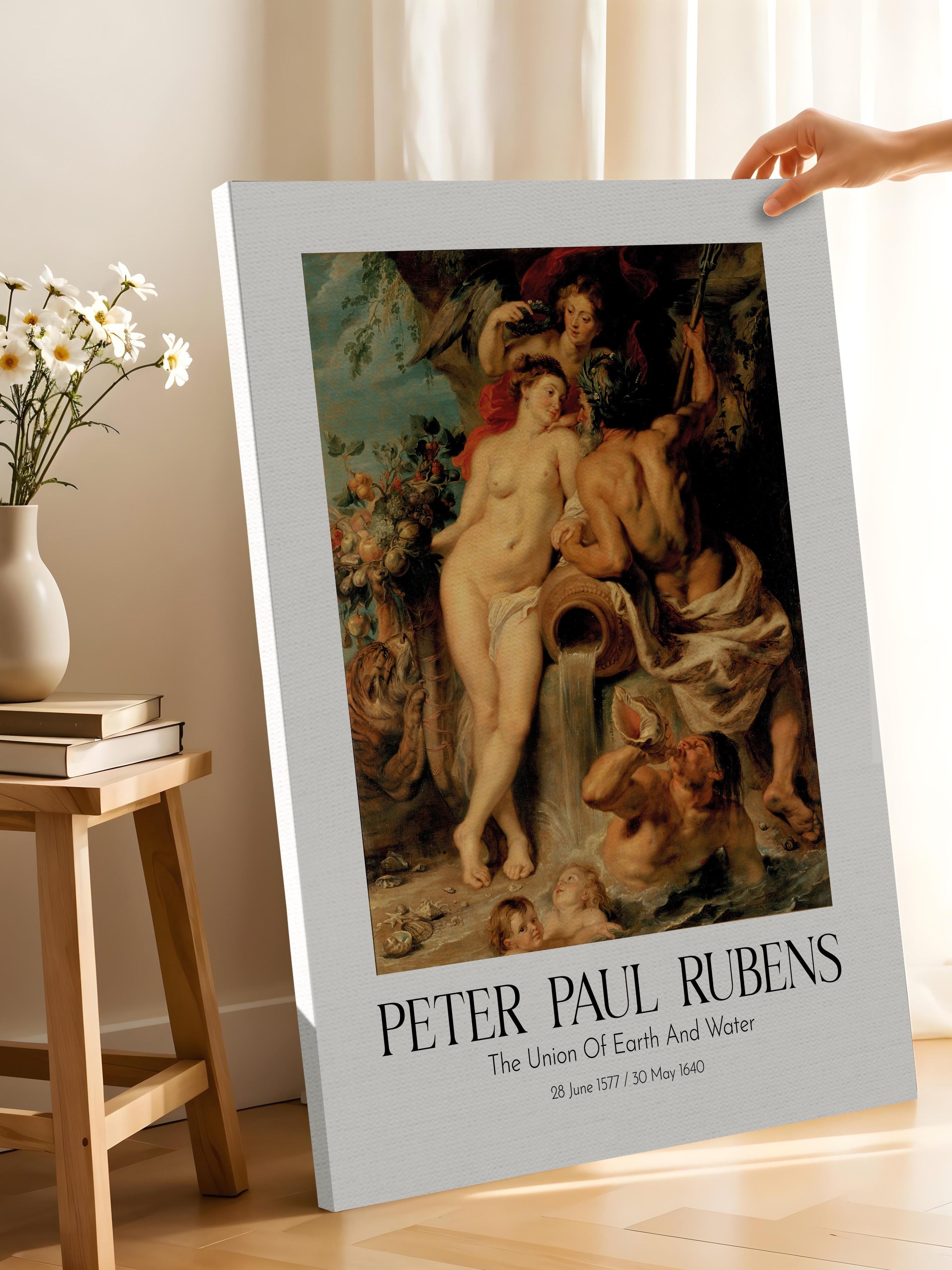 Peter Paul Rubens - The Union Of Earth And Water, Kanvas Tablo, Sanat Serisi NO:112338