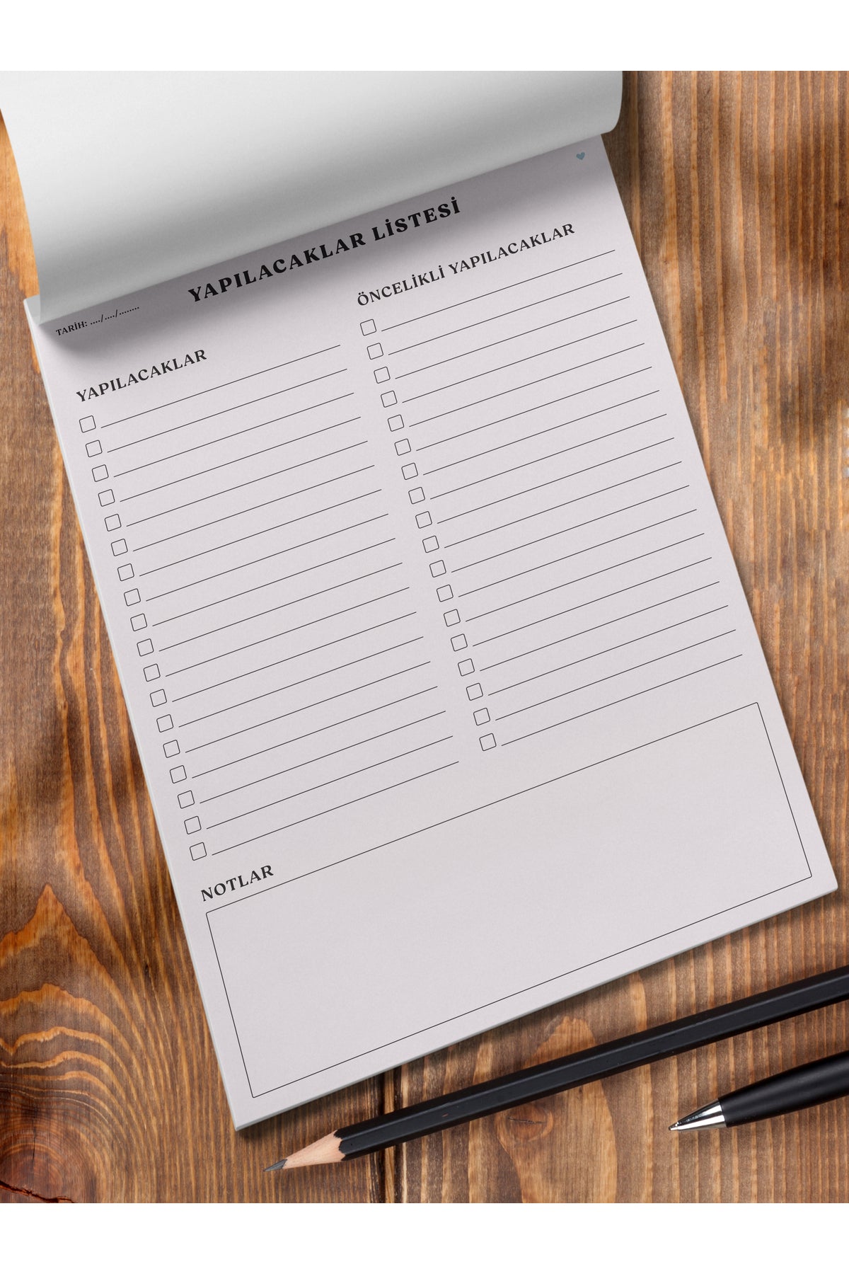 Planner Seti - Notepad Planlayıcı Seti - 260 Adet Stickerlı Defter Seti - 2 Adet, 15*21cm
