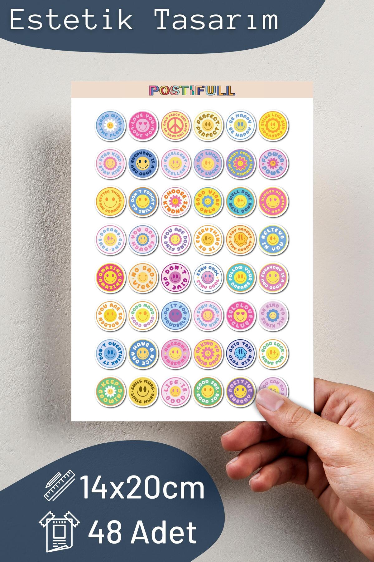 Planner Seti - Notepad Planlayıcı Seti - 260 Adet Stickerlı Defter Seti - 2 Adet, 15*21cm