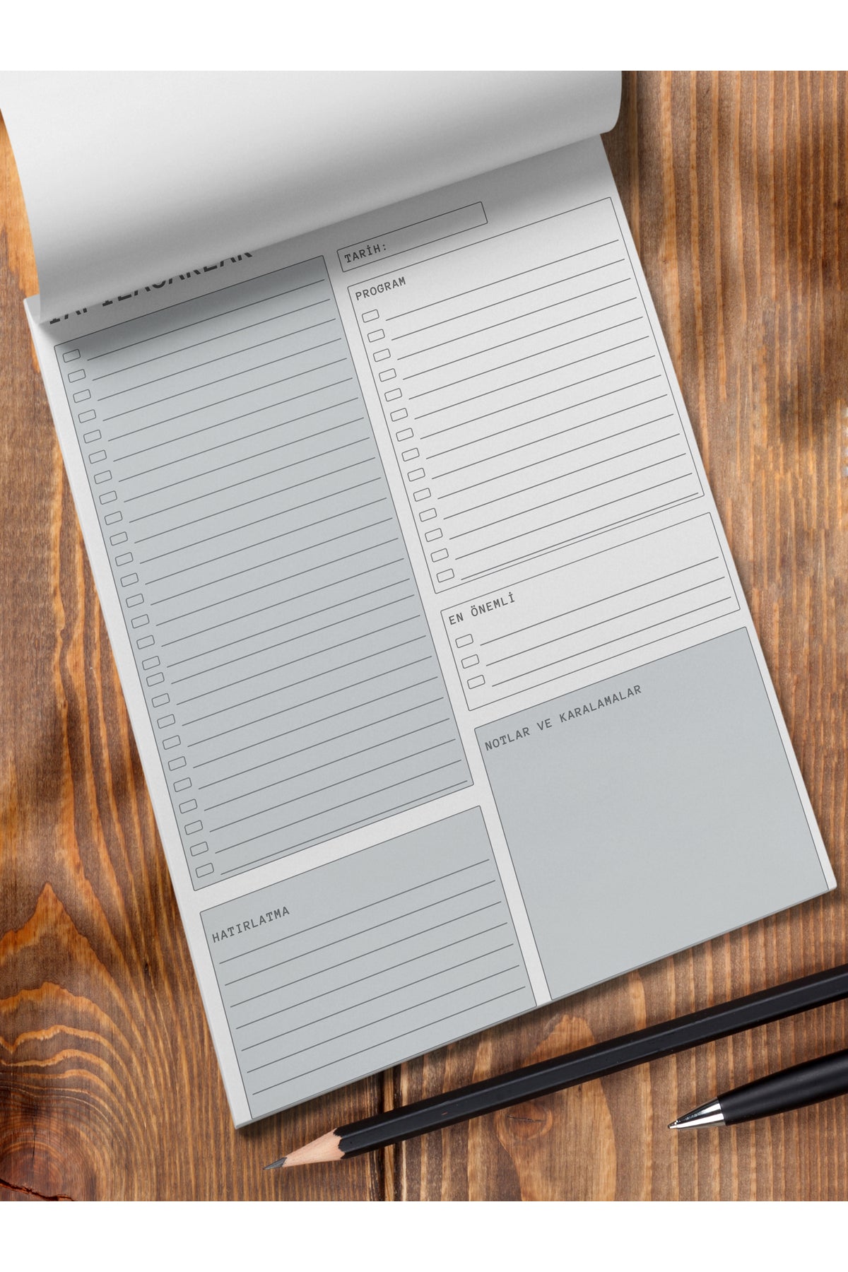 Planner Seti - Notepad Planlayıcı Seti - 260 Adet Stickerlı Defter Seti - 2 Adet, 15*21cm