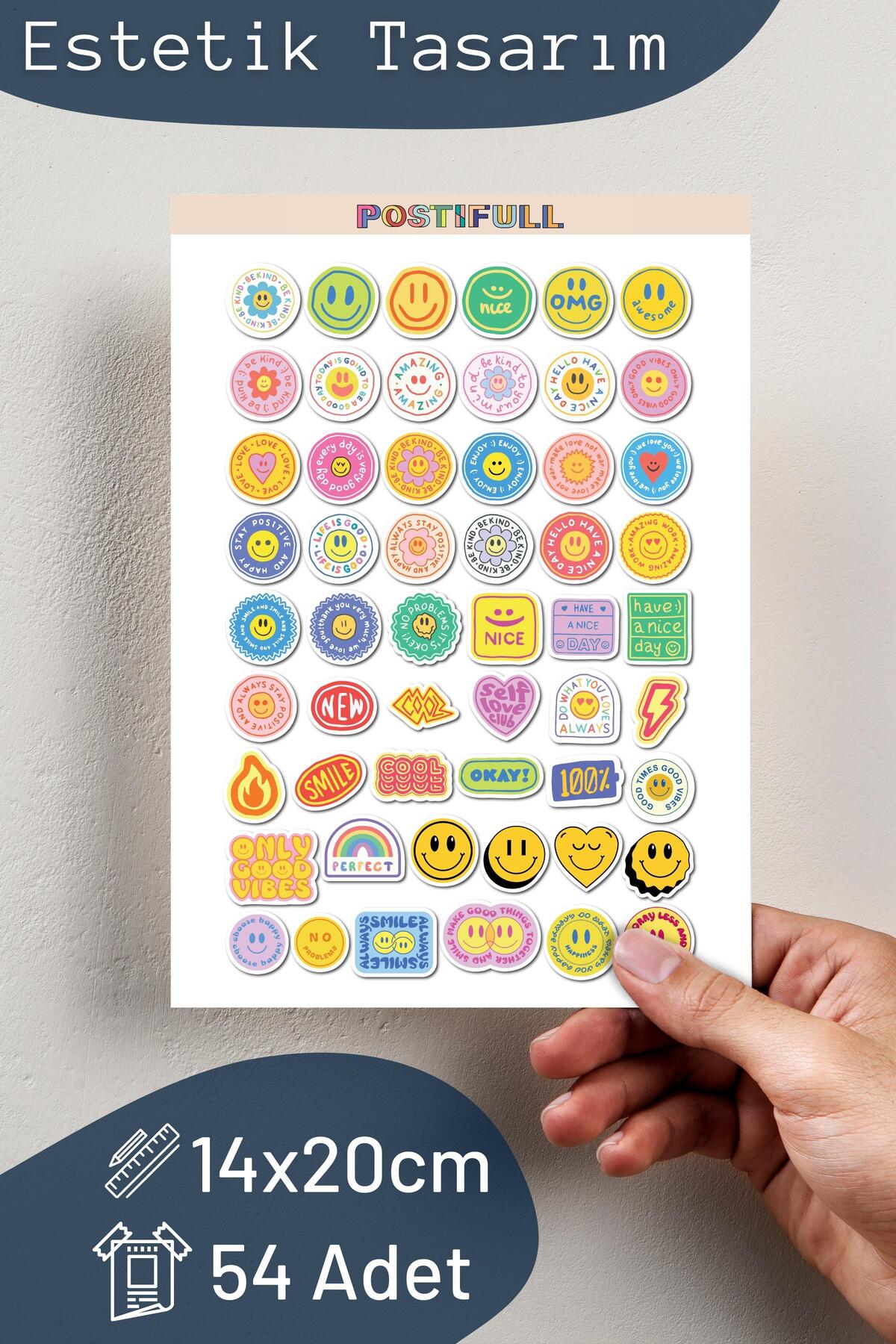 Planner Seti - Notepad Planlayıcı Seti - 260 Adet Stickerlı Defter Seti - 2 Adet, 15*21cm