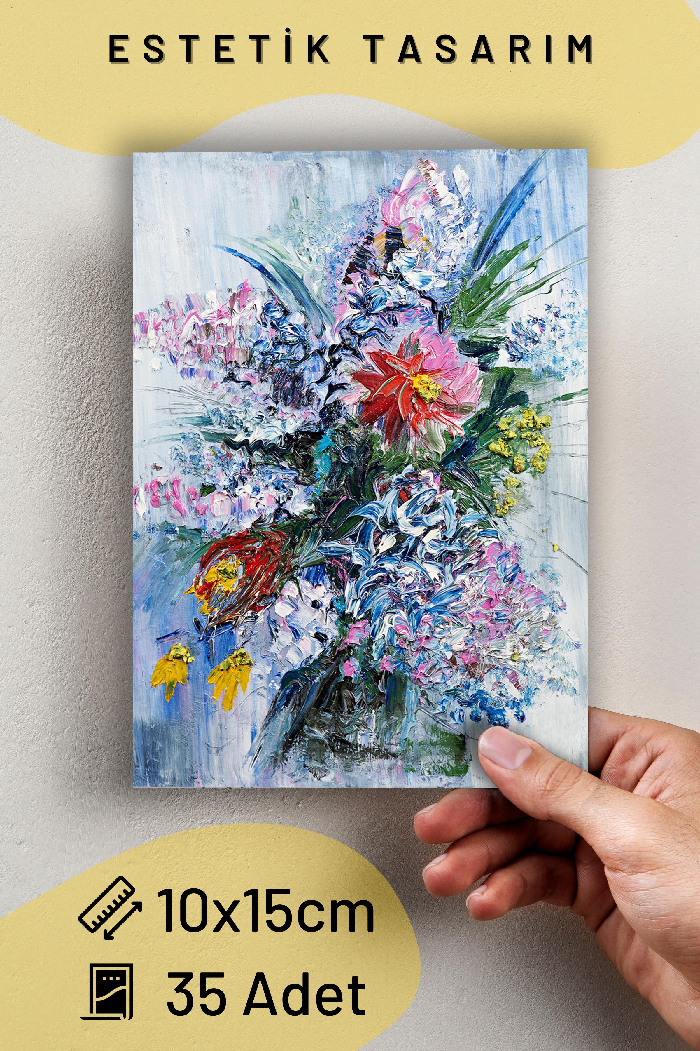 Poster Seti - Karışık Kolaj Poster Seti - 35 Adet Çerçevesiz Poster 10*15cm - Yapışkan Hediyeli