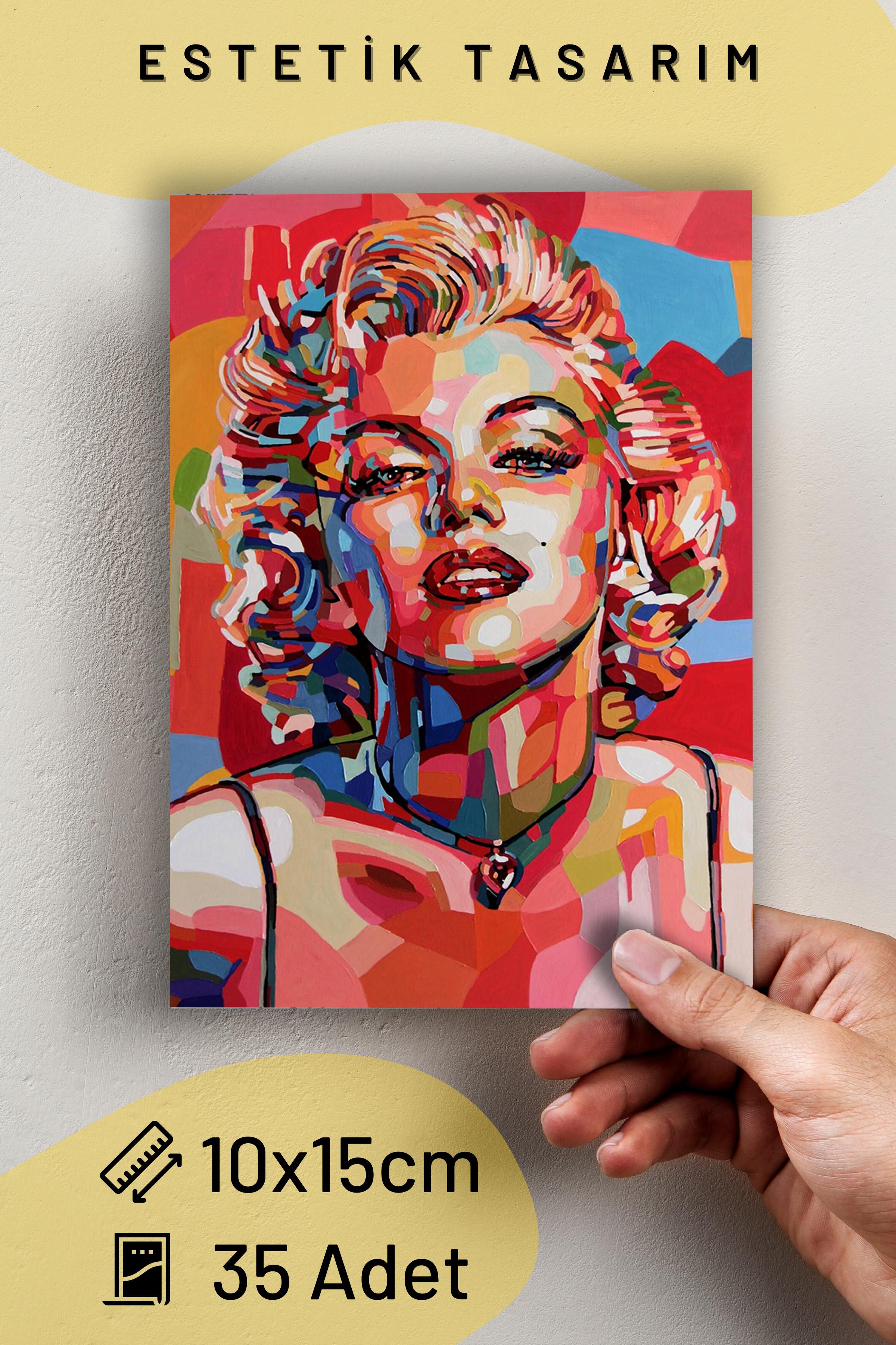 Poster Seti - Karışık Kolaj Poster Seti - 35 Adet Çerçevesiz Poster 10*15cm - Yapışkan Hediyeli
