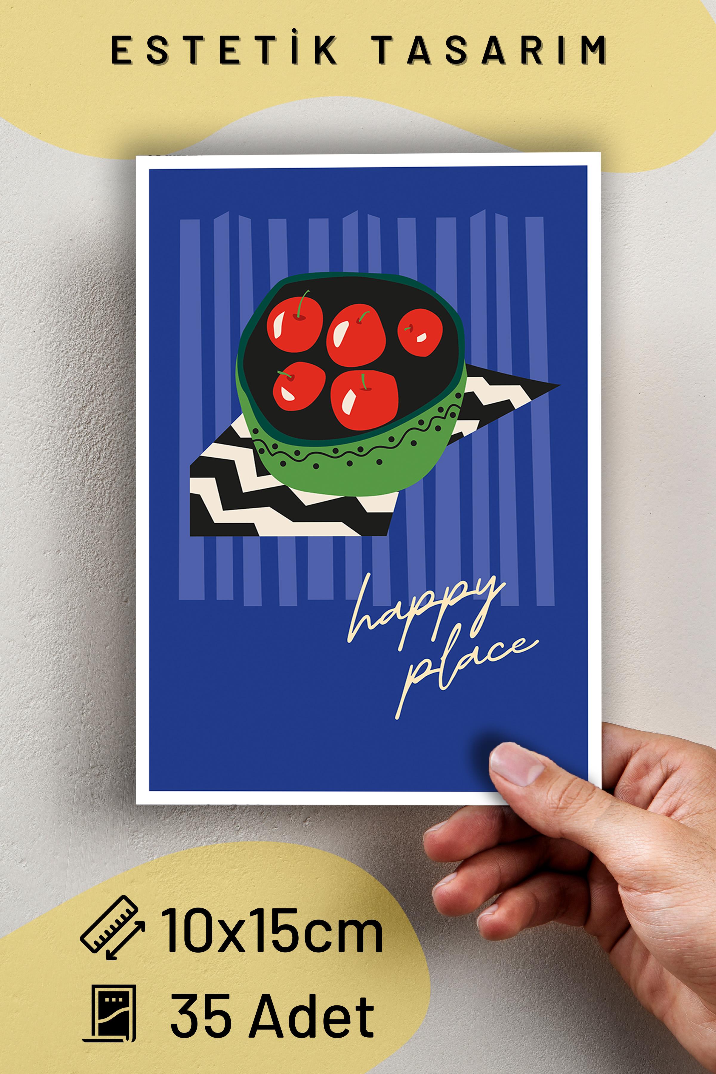 Poster Seti - Karışık Kolaj Poster Seti - 35 Adet Çerçevesiz Poster 10*15cm - Yapışkan Hediyeli