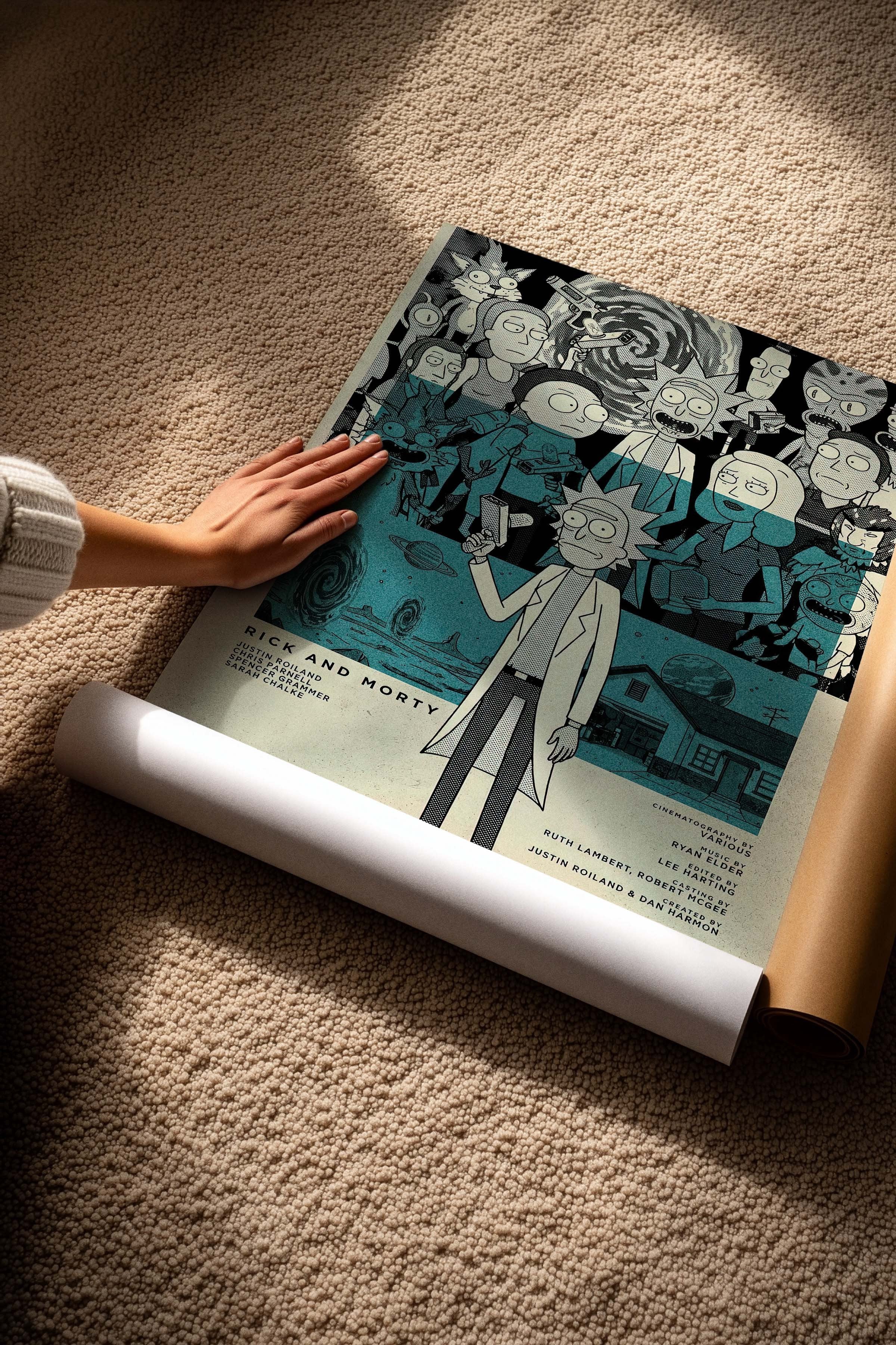 Rick and Morty Posteri, Sinema ve Dizi Tablo Posterleri, Film Dizi Afişleri NO:112799