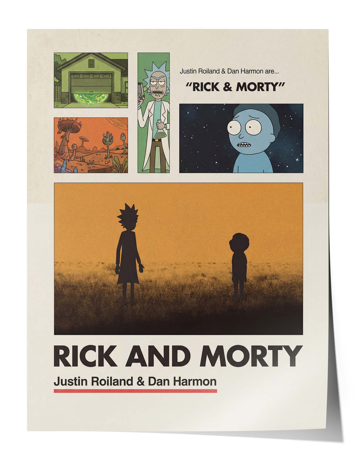 Rick and Morty Posteri, Sinema ve Dizi Tablo Posterleri, Film Dizi Afişleri NO:112925