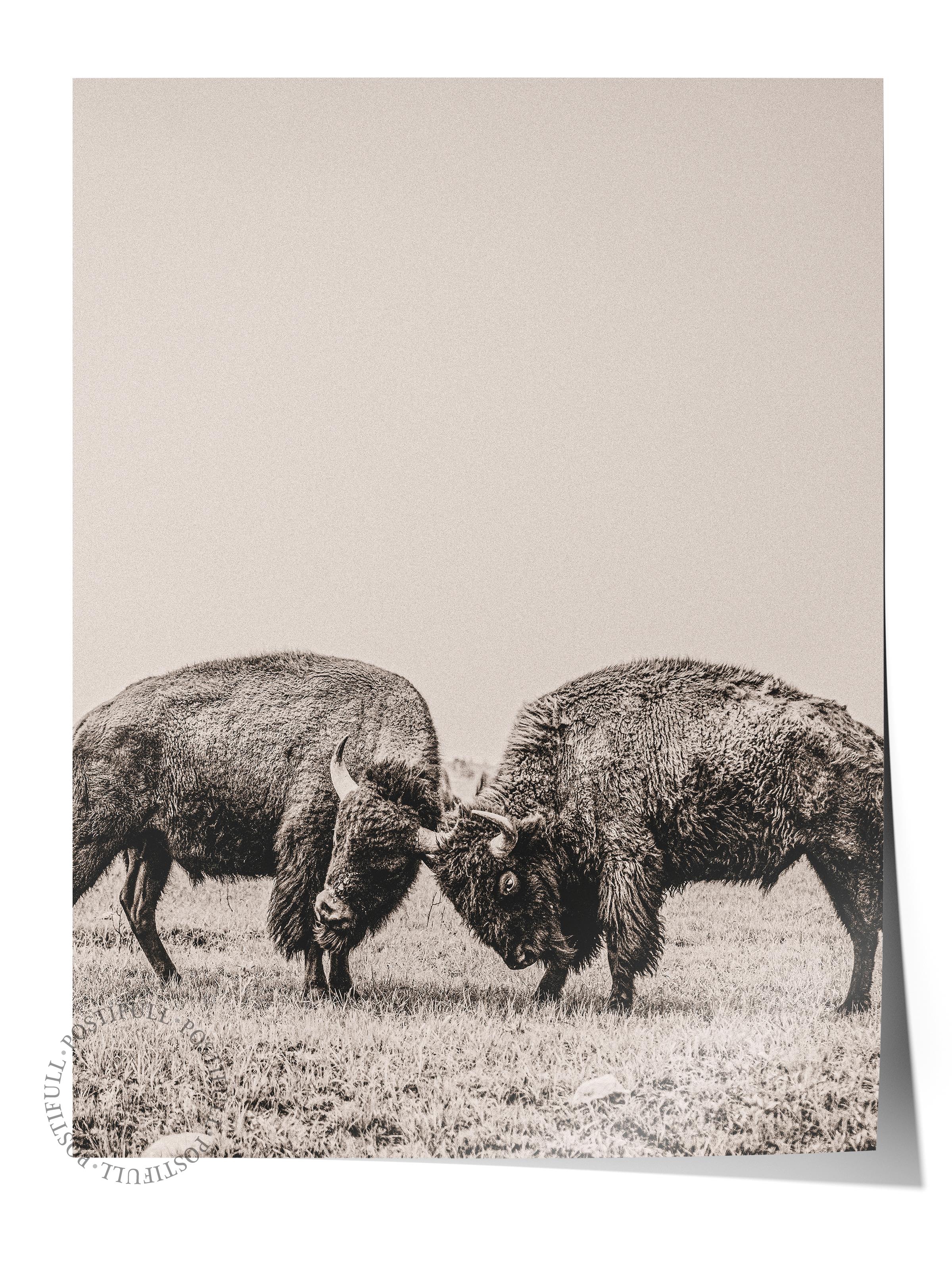 Rustic Çerçevesiz Poster, İskandinav Kahverengi Poster, NO:273 Domuzlar Fotoğraf, Dikey
