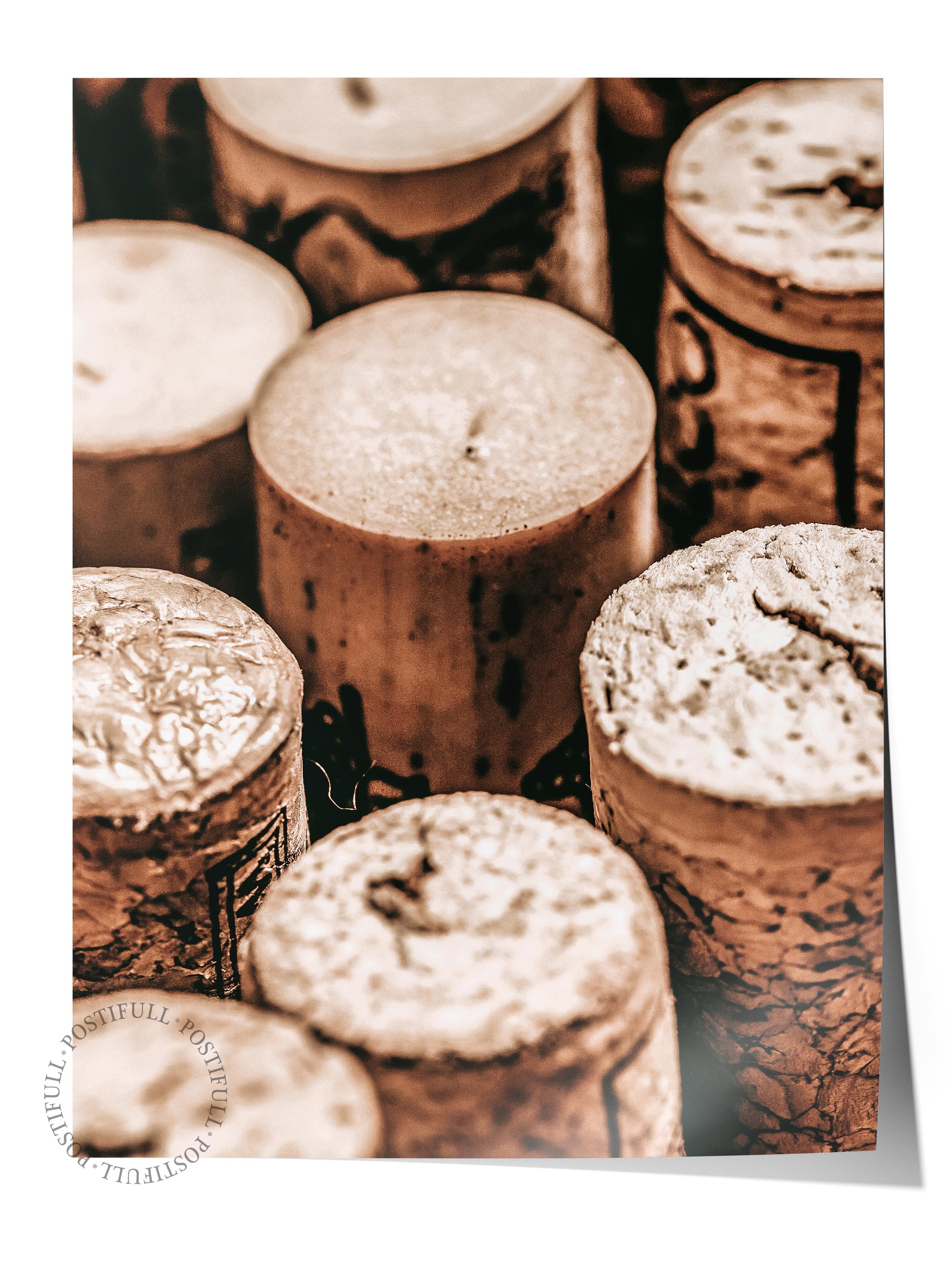 Rustic Çerçevesiz Poster, İskandinav Kahverengi Poster, NO:416 Kütükler Fotoğraf