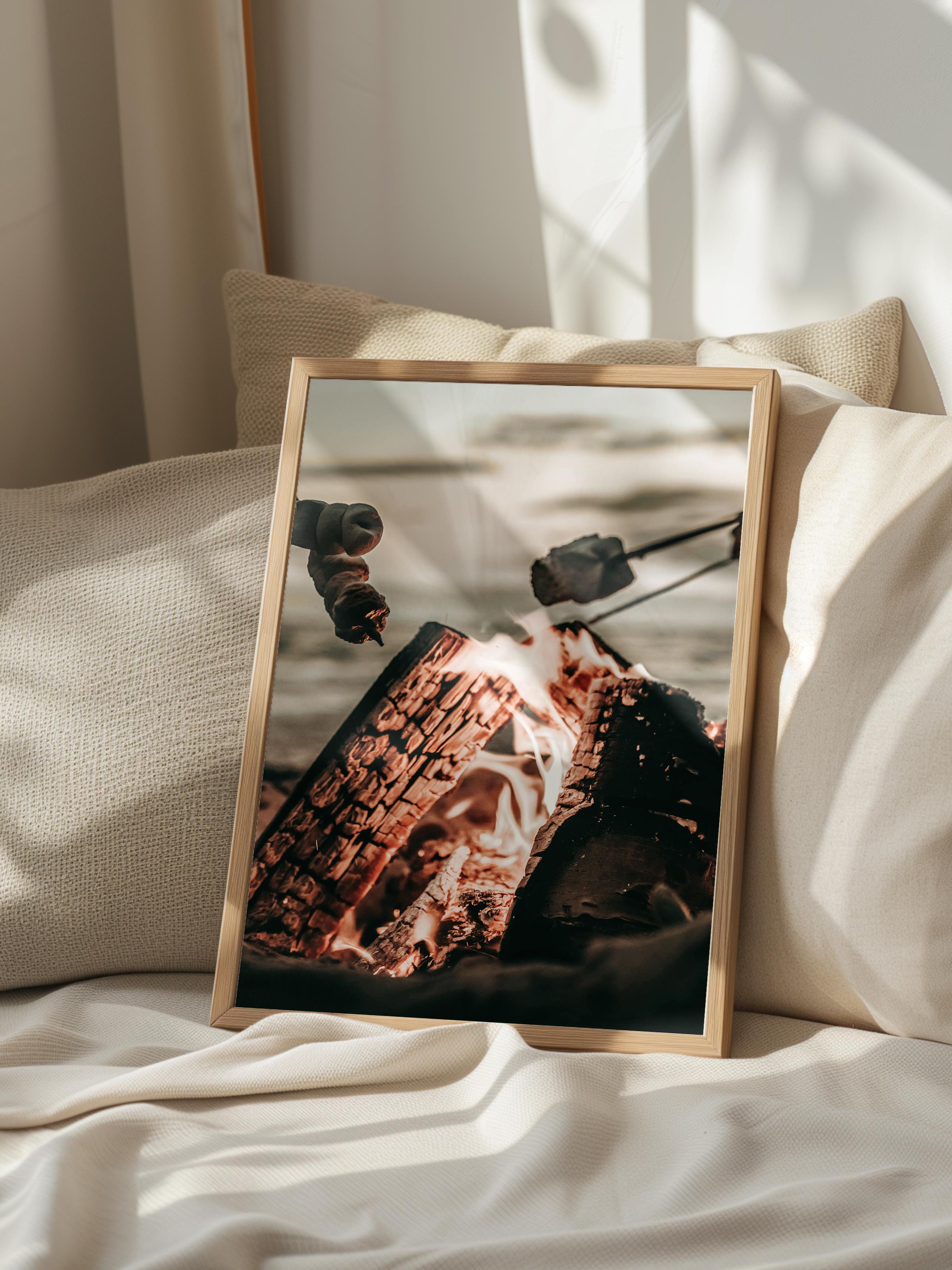 Rustic Çerçevesiz Poster, İskandinav Kahverengi Poster, NO:427 Et Fotoğraf