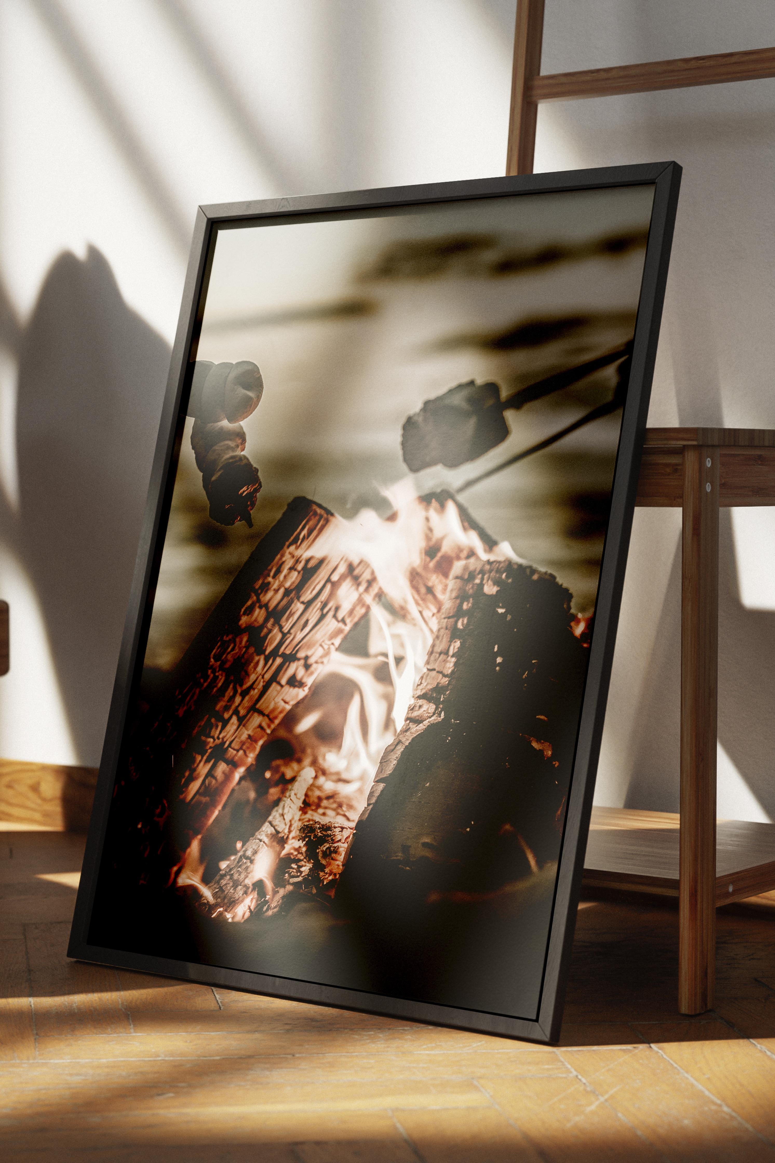 Rustic Çerçevesiz Poster, İskandinav Kahverengi Poster, NO:427 Et Fotoğraf