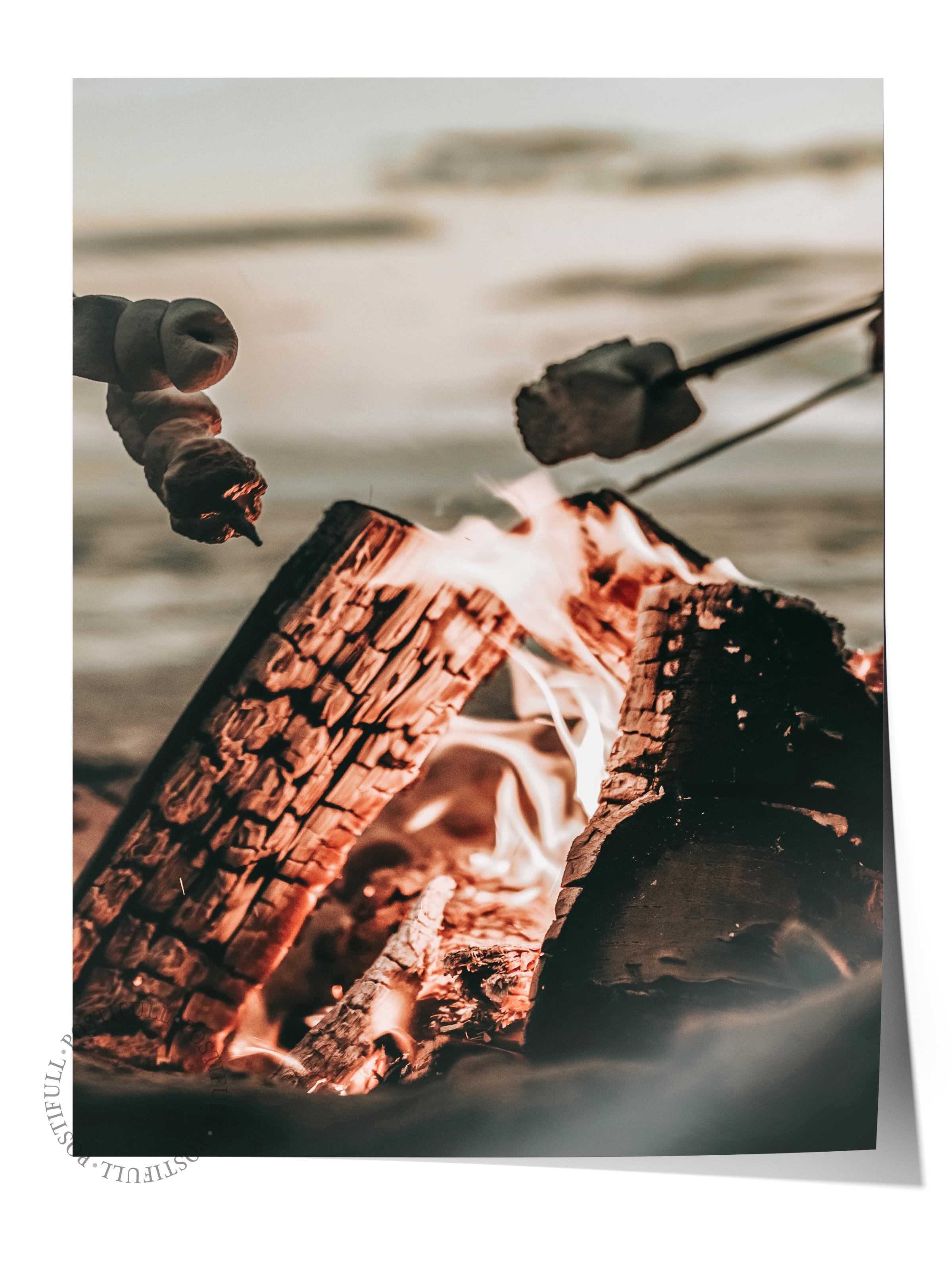 Rustic Çerçevesiz Poster, İskandinav Kahverengi Poster, NO:427 Et Fotoğraf