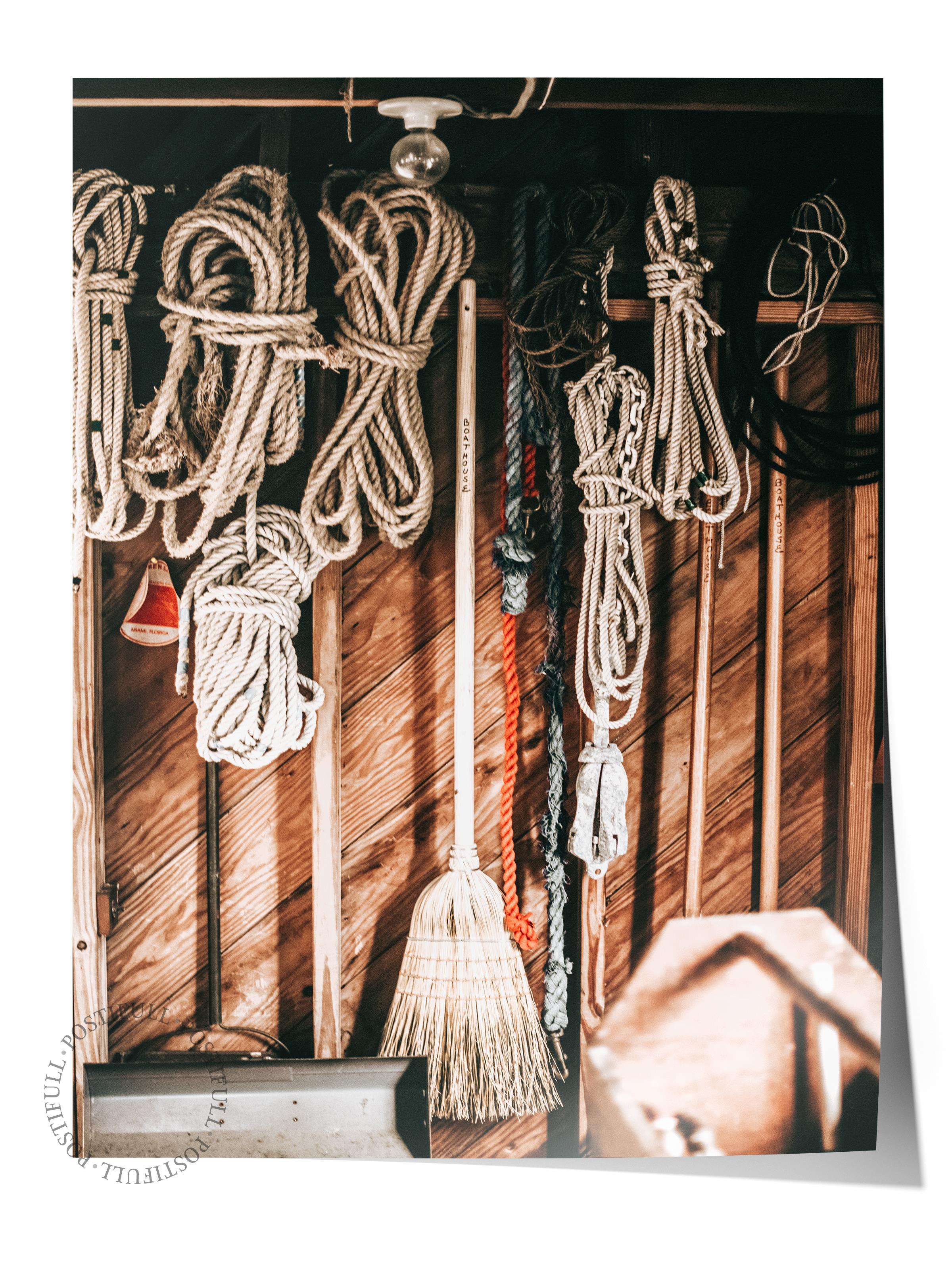 Rustic Çerçevesiz Poster, İskandinav Kahverengi Poster, NO:449 Aletler Fotoğraf