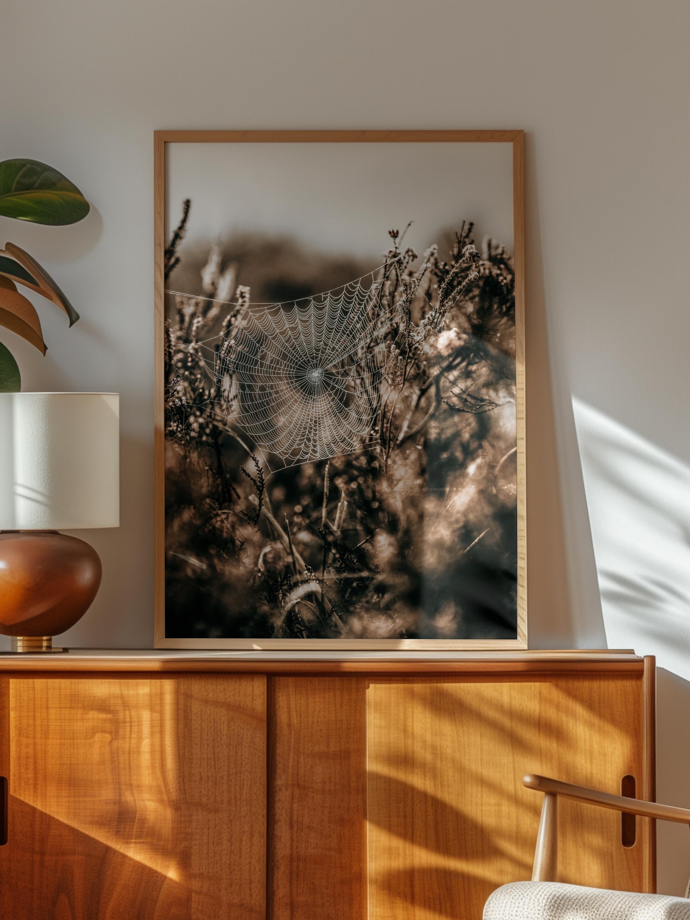Rustic Çerçevesiz Poster, İskandinav Kahverengi Poster, NO:465 Çiçekler Fotoğraf