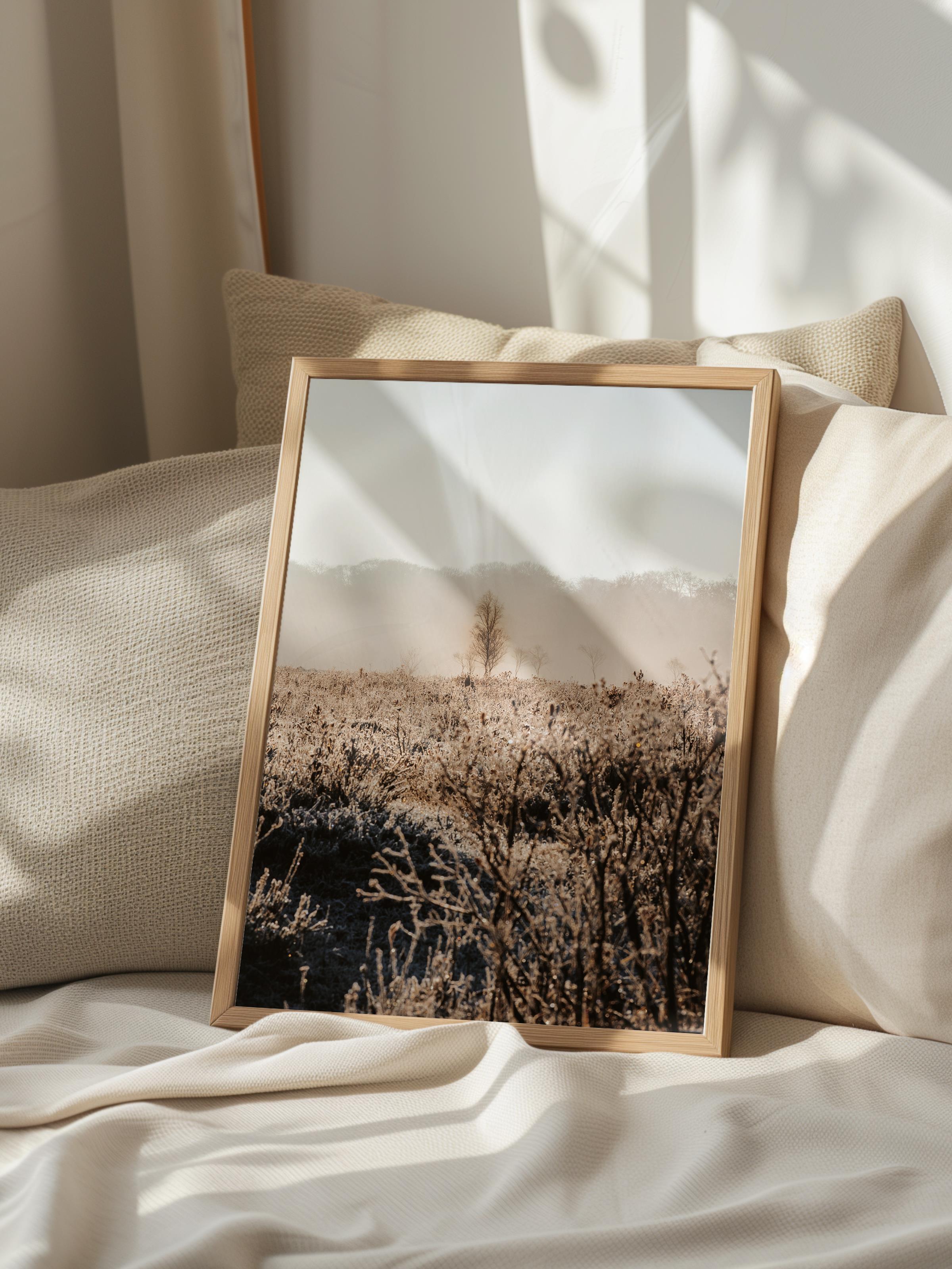 Rustic Çerçevesiz Poster, İskandinav Kahverengi Poster, NO:473 Doğa Fotoğraf