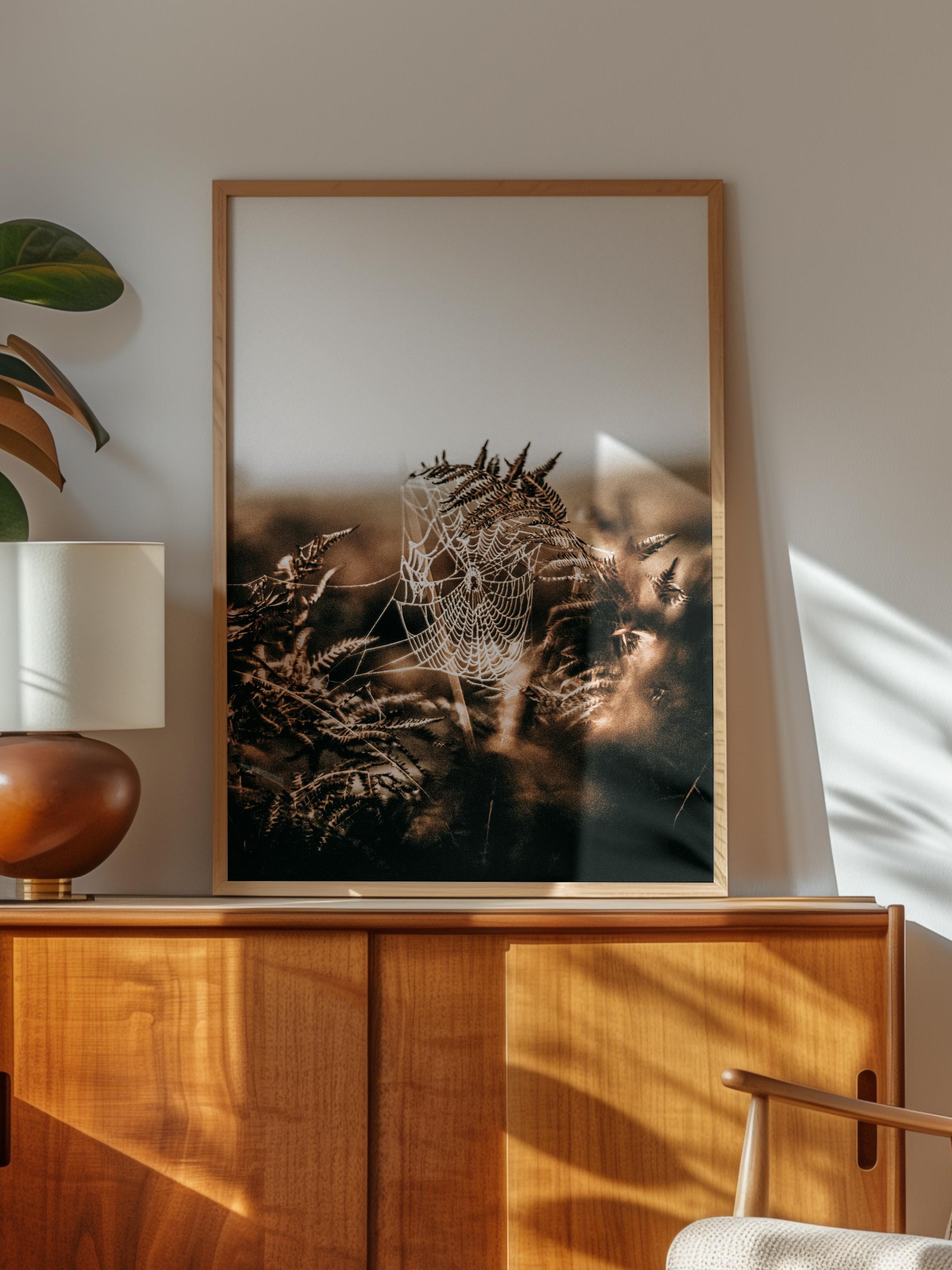 Rustic Çerçevesiz Poster, İskandinav Kahverengi Poster, NO:483 Doğa Fotoğraf