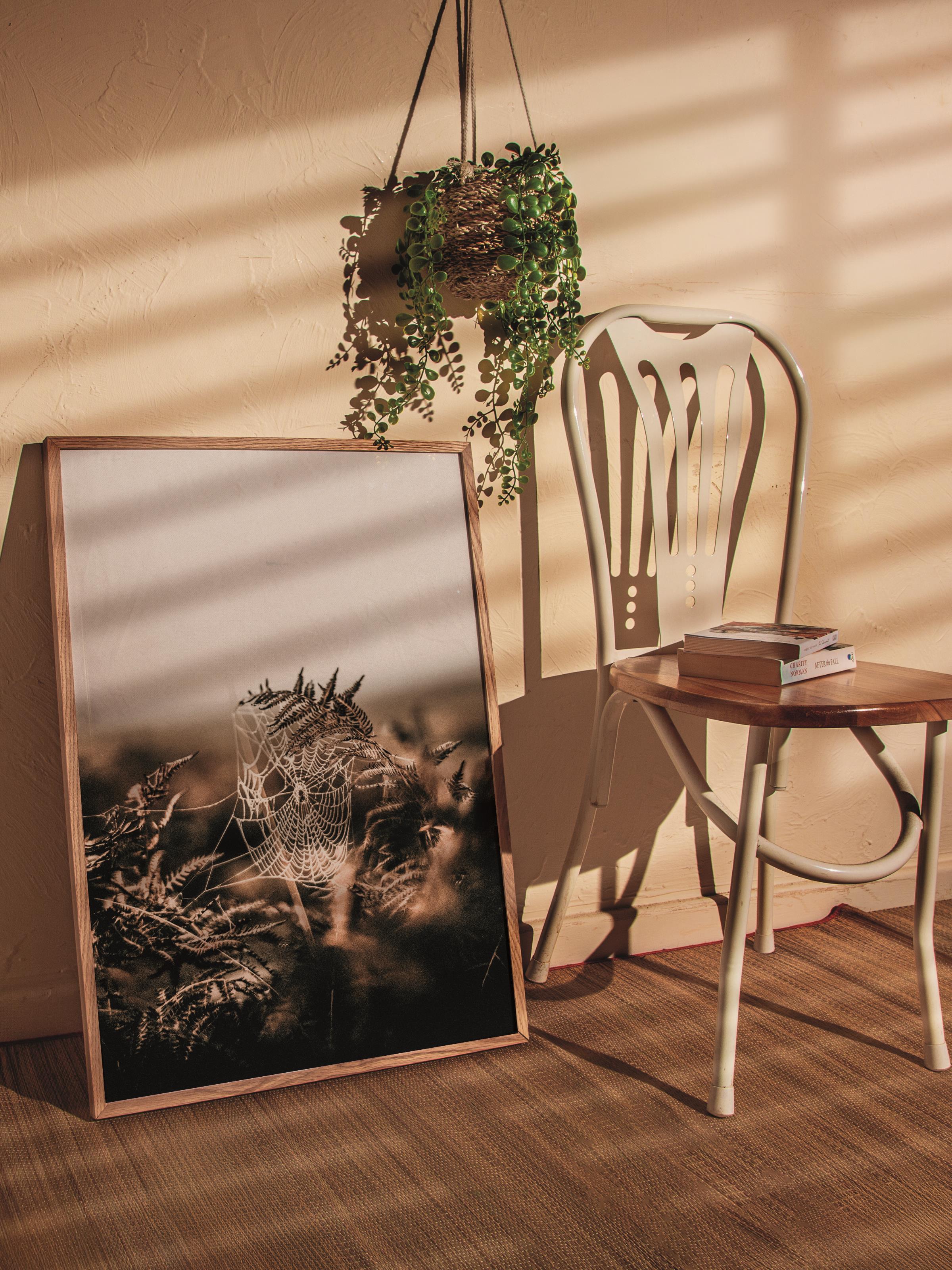 Rustic Çerçevesiz Poster, İskandinav Kahverengi Poster, NO:483 Doğa Fotoğraf