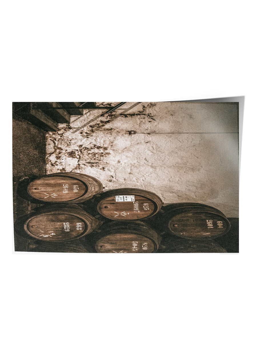 Şarap Mahzeni Manzarası Rustic Çerçevesiz Poster
