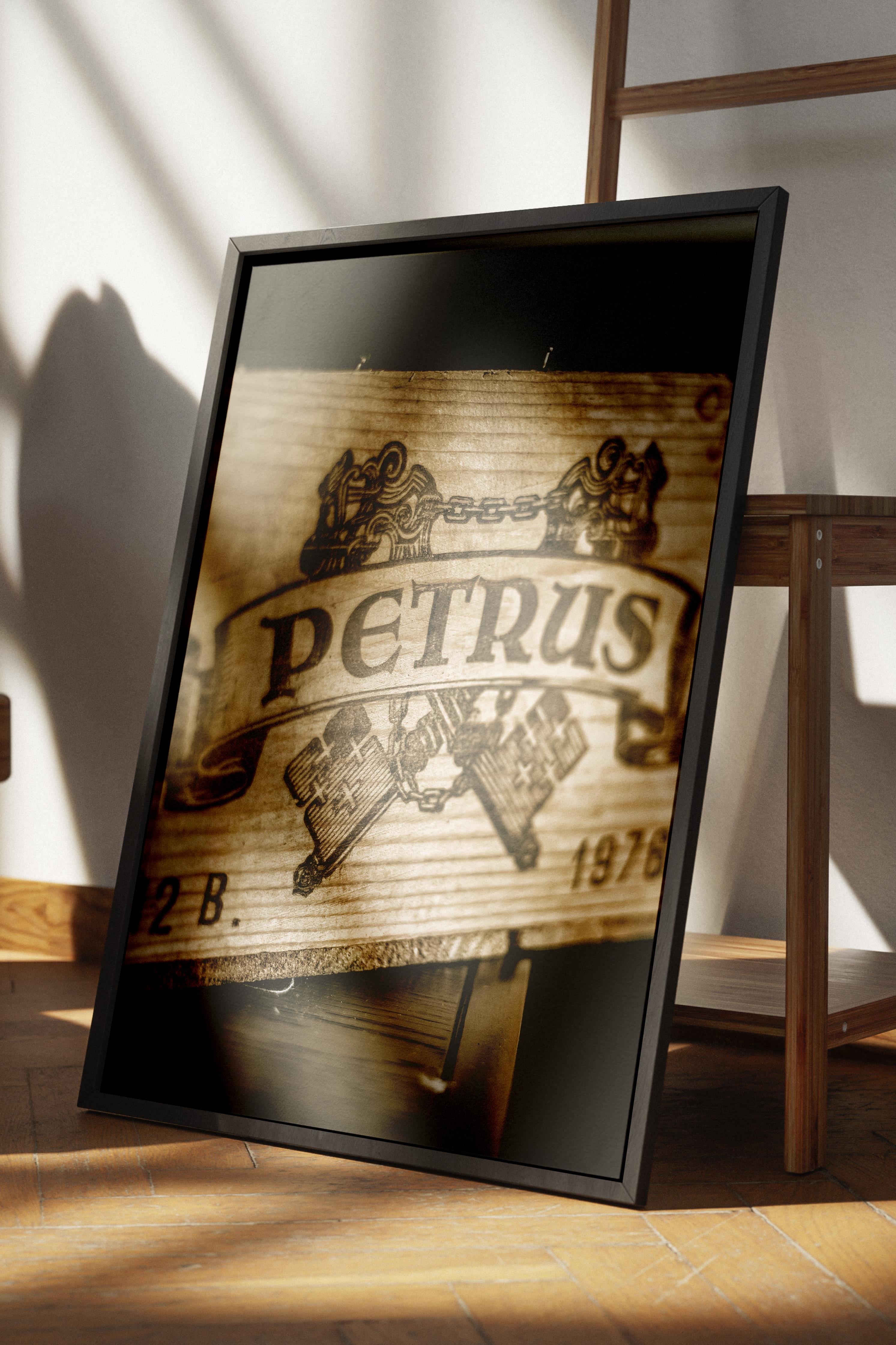 Rustic Çerçevesiz Poster, İskandinav Kahverengi Poster, NO:74 Petrus Tabelası Fotoğraf, Dikey