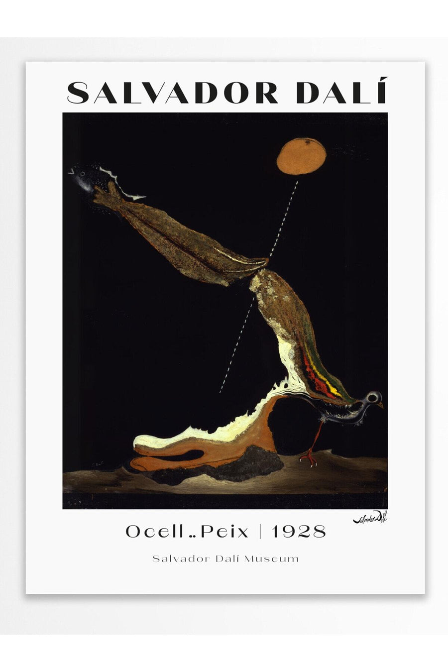 Ocell..Peix | 1928 Modern Sanat Çerçevesiz Poster