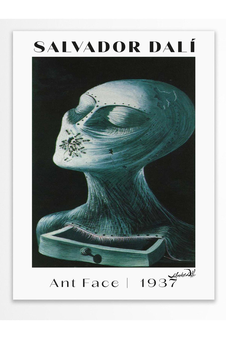 SALVADOR DALÍ Ant Face 1937 Modern Sanat Çerçevesiz Poster