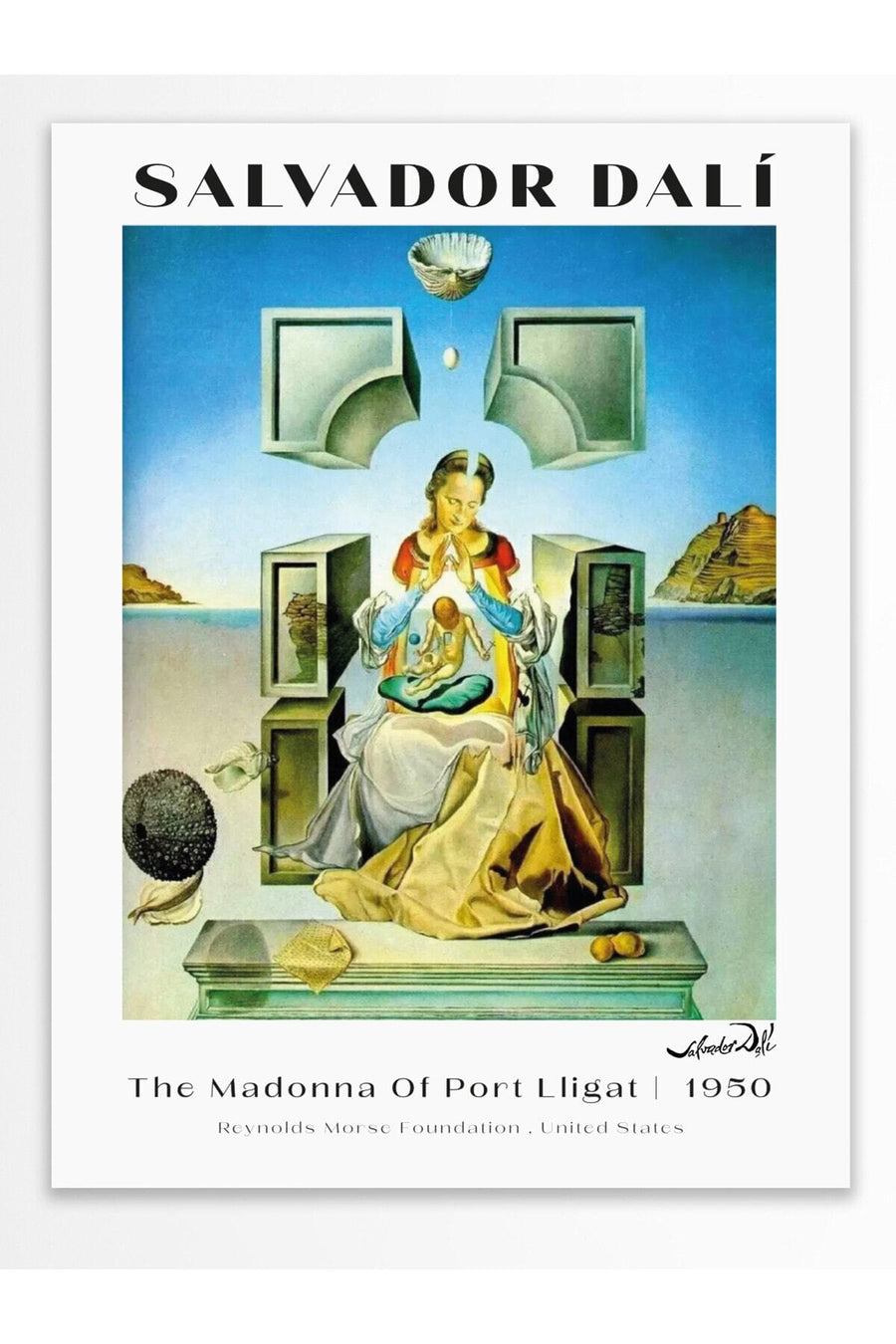 The Madonna Of Port Lligat Modern Sanat Çerçevesiz Poster