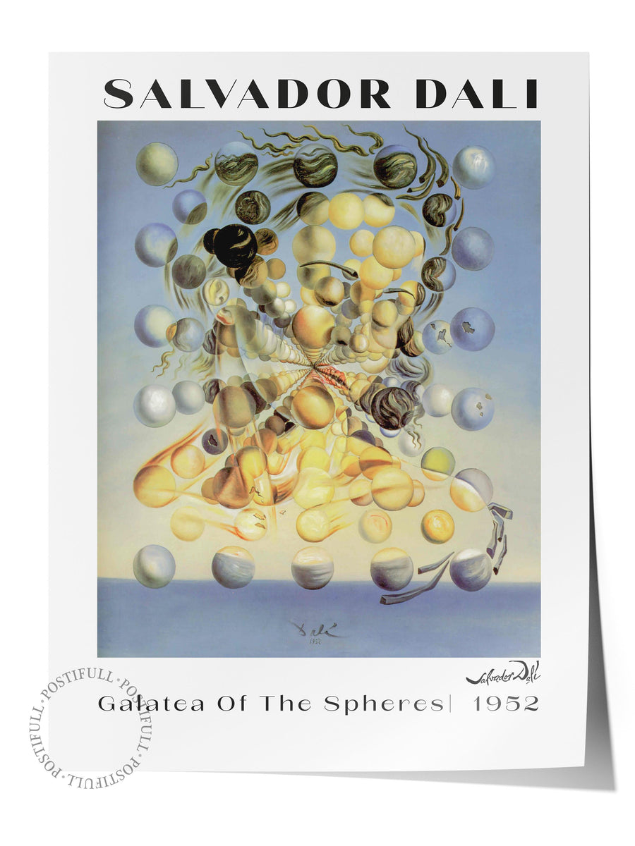 Galatea Of The Spheres Modern Sanat Çerçevesiz Poster