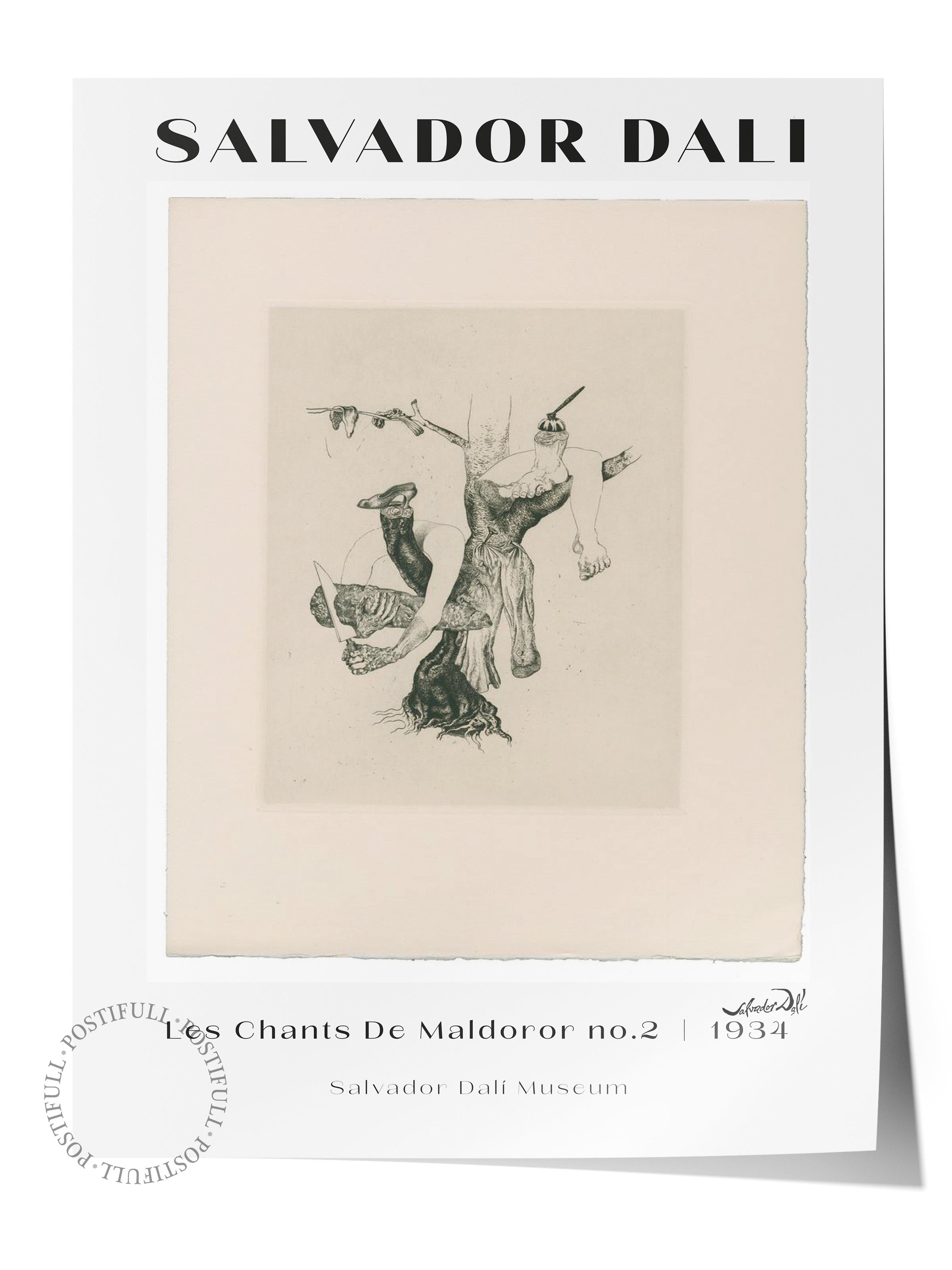 Salvador Dali Duvar Posteri - Duvar Dekoru - Sanat Serisi Posterleri - Kalın Kağıt - Çerçevesiz