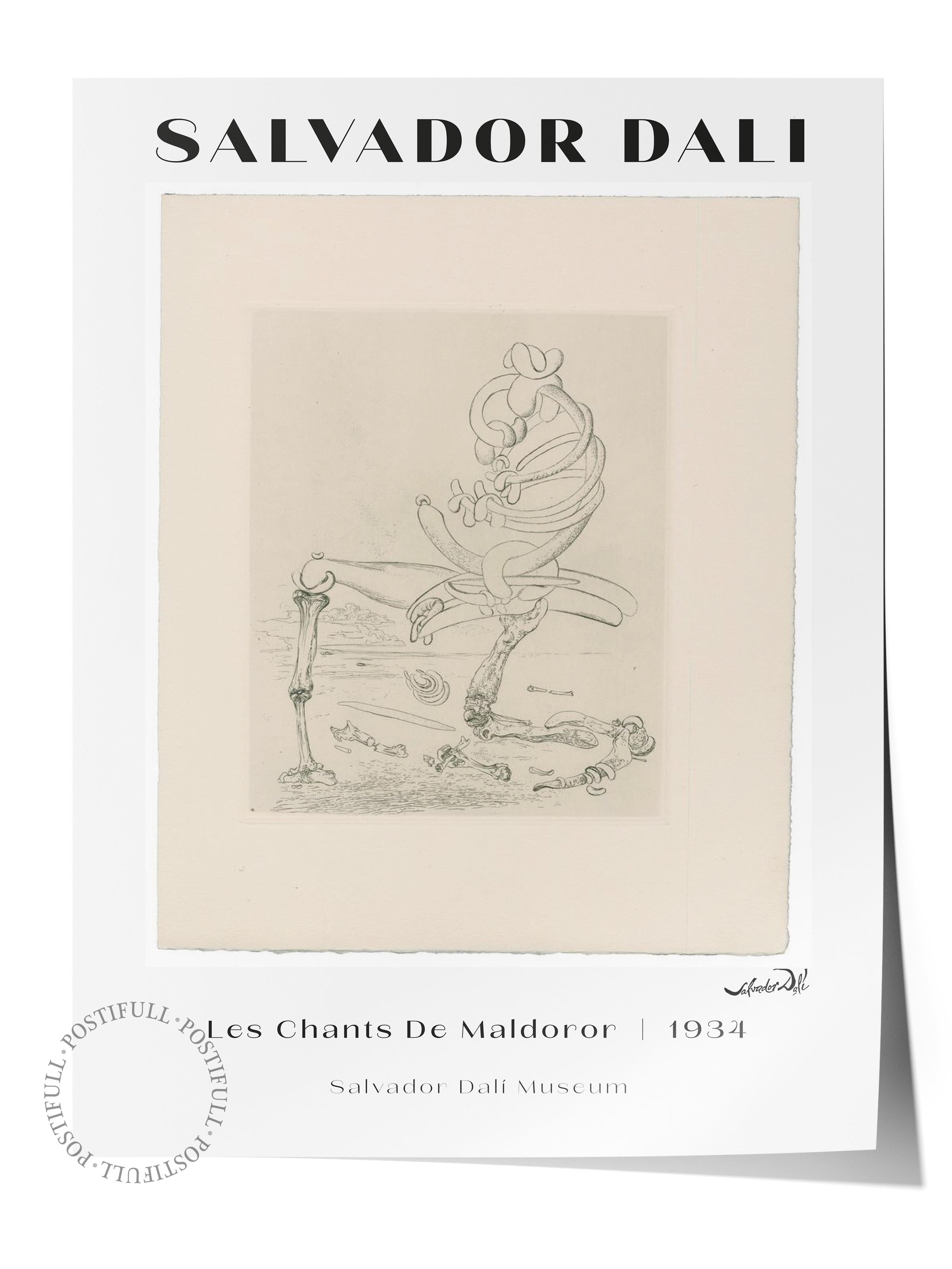 Salvador Dali Duvar Posteri - Duvar Dekoru - Sanat Serisi Posterleri - Kalın Kağıt - Çerçevesiz