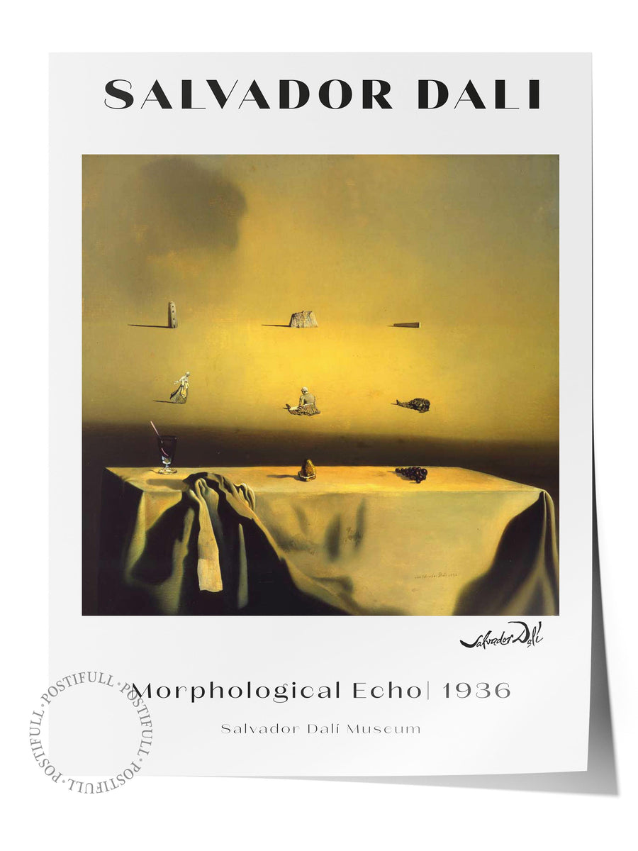Morphological Echo Modern Sanat Çerçevesiz Poster