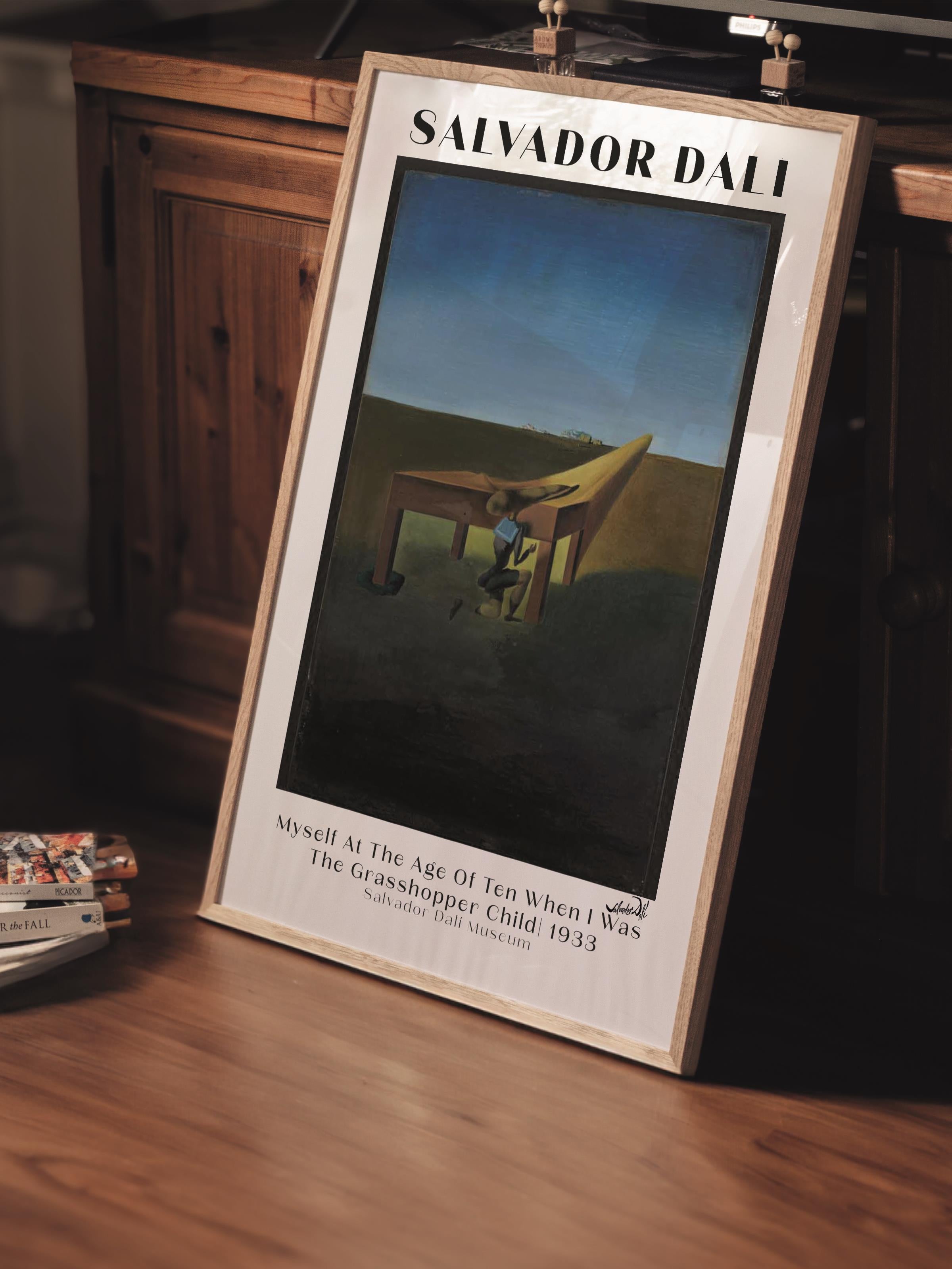 Salvador Dali Duvar Posteri - Duvar Dekoru - Sanat Serisi Posterleri - Kalın Kağıt - Çerçevesiz