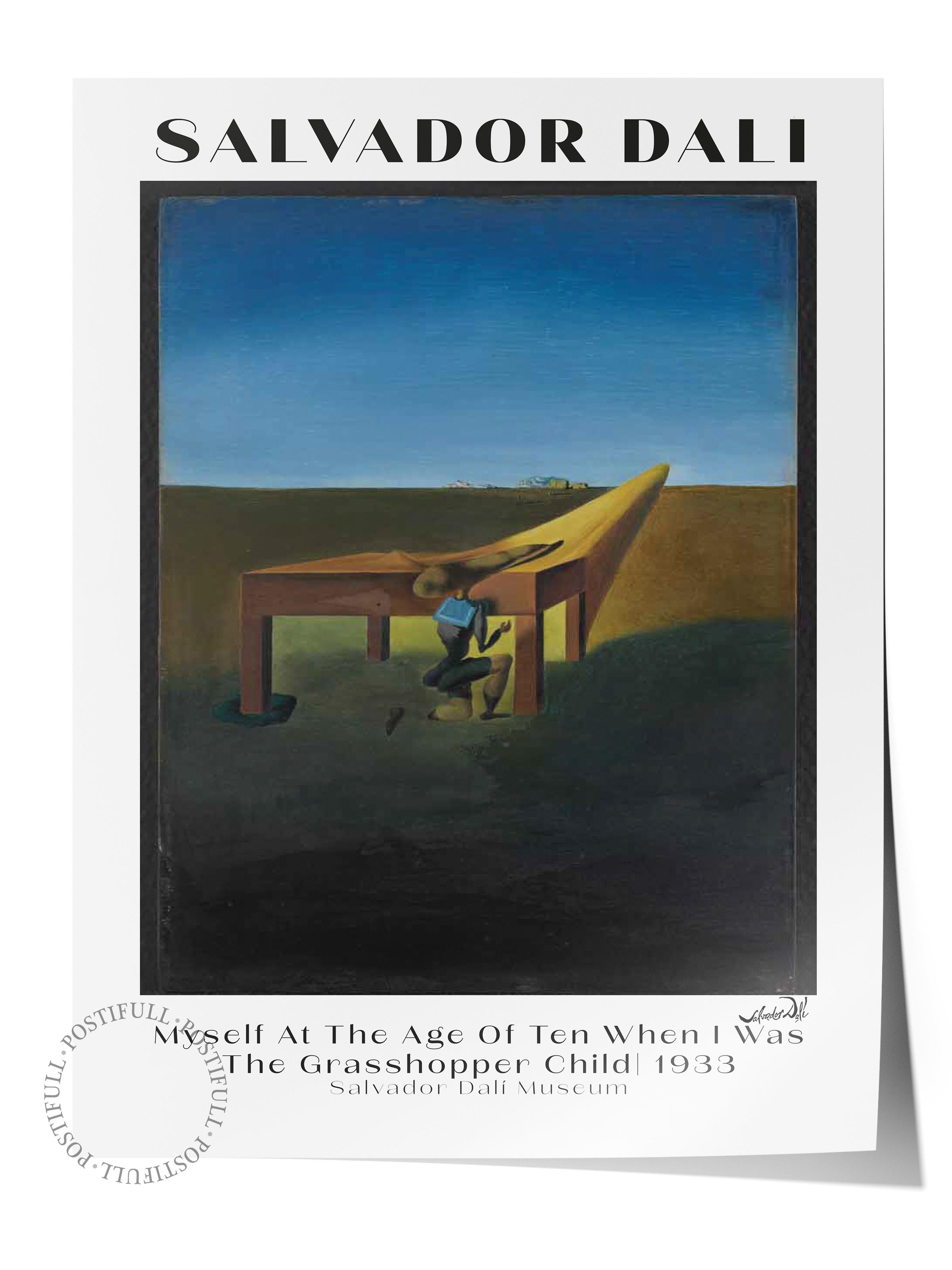 Salvador Dali Duvar Posteri - Duvar Dekoru - Sanat Serisi Posterleri - Kalın Kağıt - Çerçevesiz