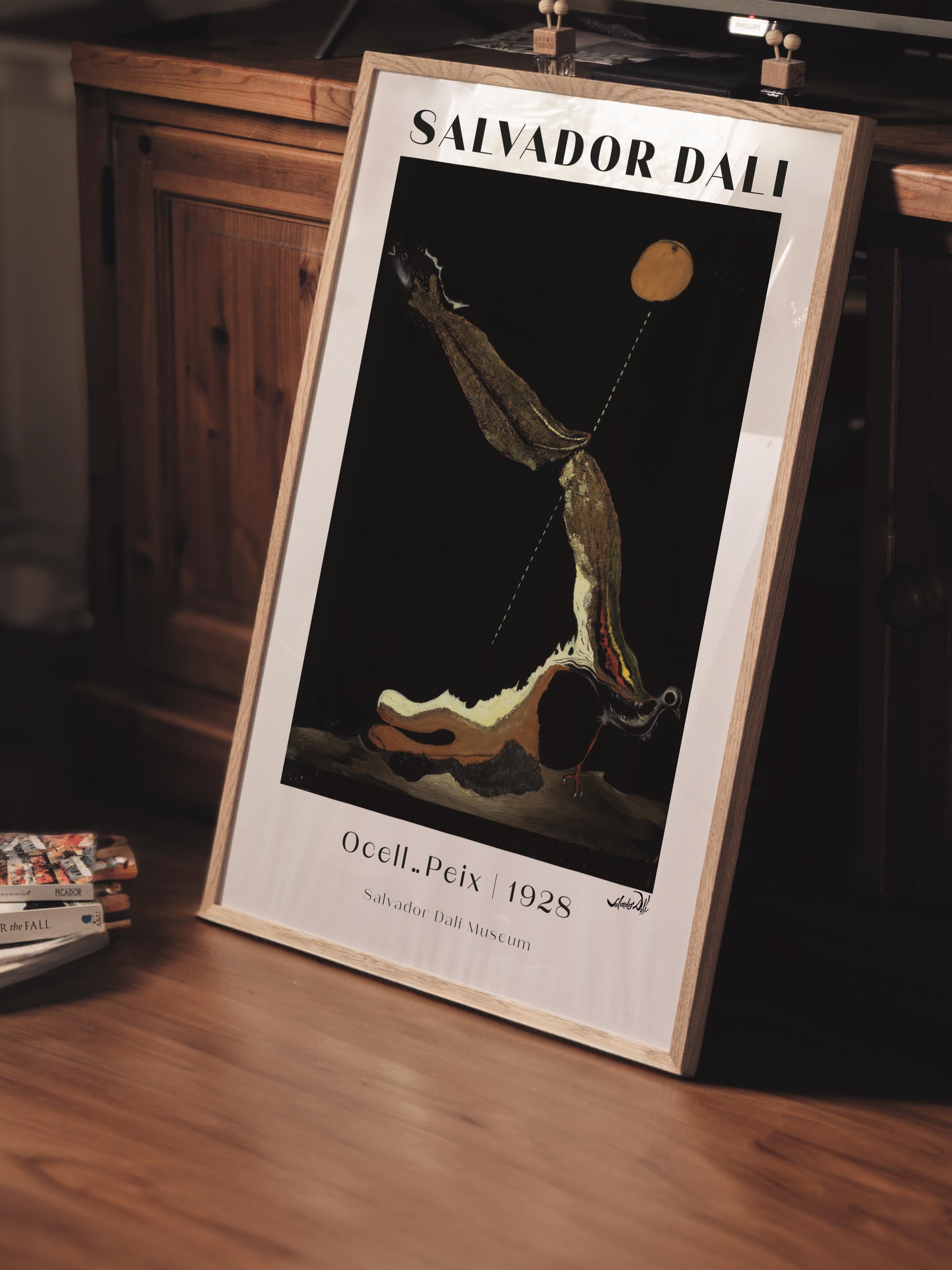 Salvador Dali Duvar Posteri - Duvar Dekoru - Sanat Serisi Posterleri - Kalın Kağıt - Çerçevesiz