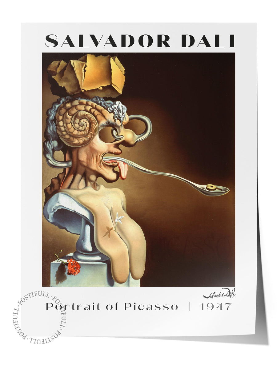 Portrait of Picasso Modern Sanat Çerçevesiz Poster