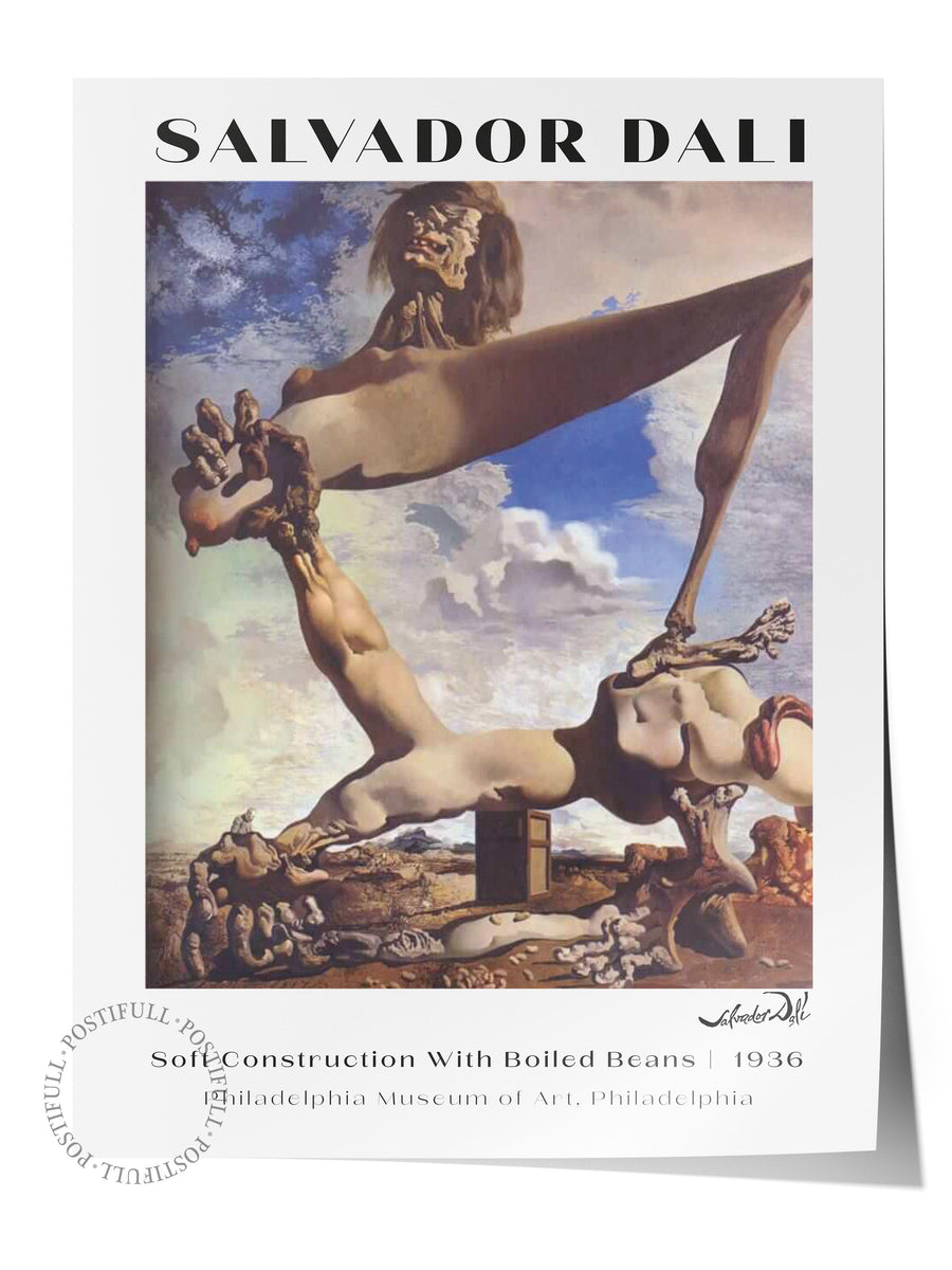 Dali Eseri Modern Sanat Çerçevesiz Poster