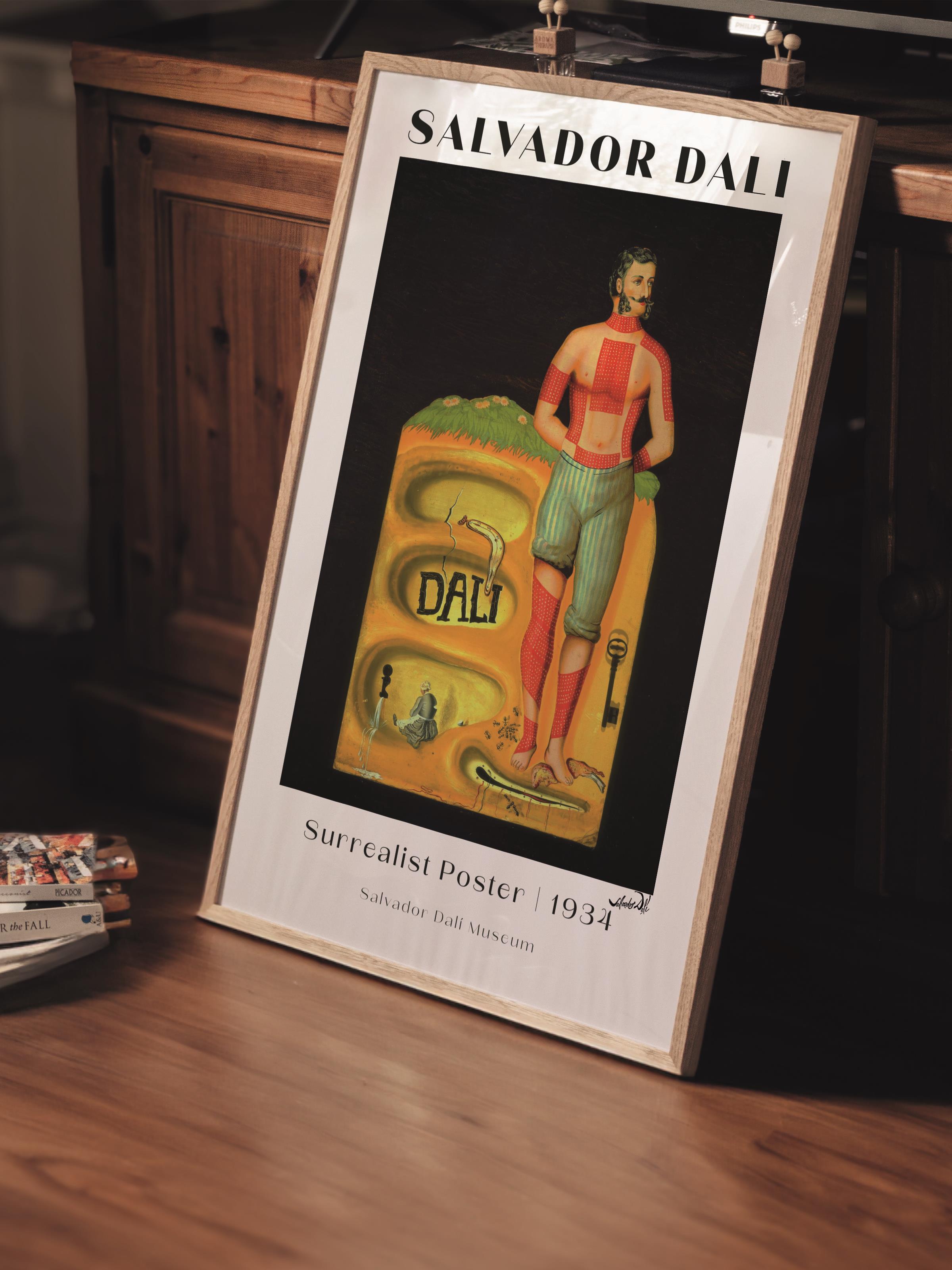 Salvador Dali Duvar Posteri - Duvar Dekoru - Sanat Serisi Posterleri - Kalın Kağıt - Çerçevesiz