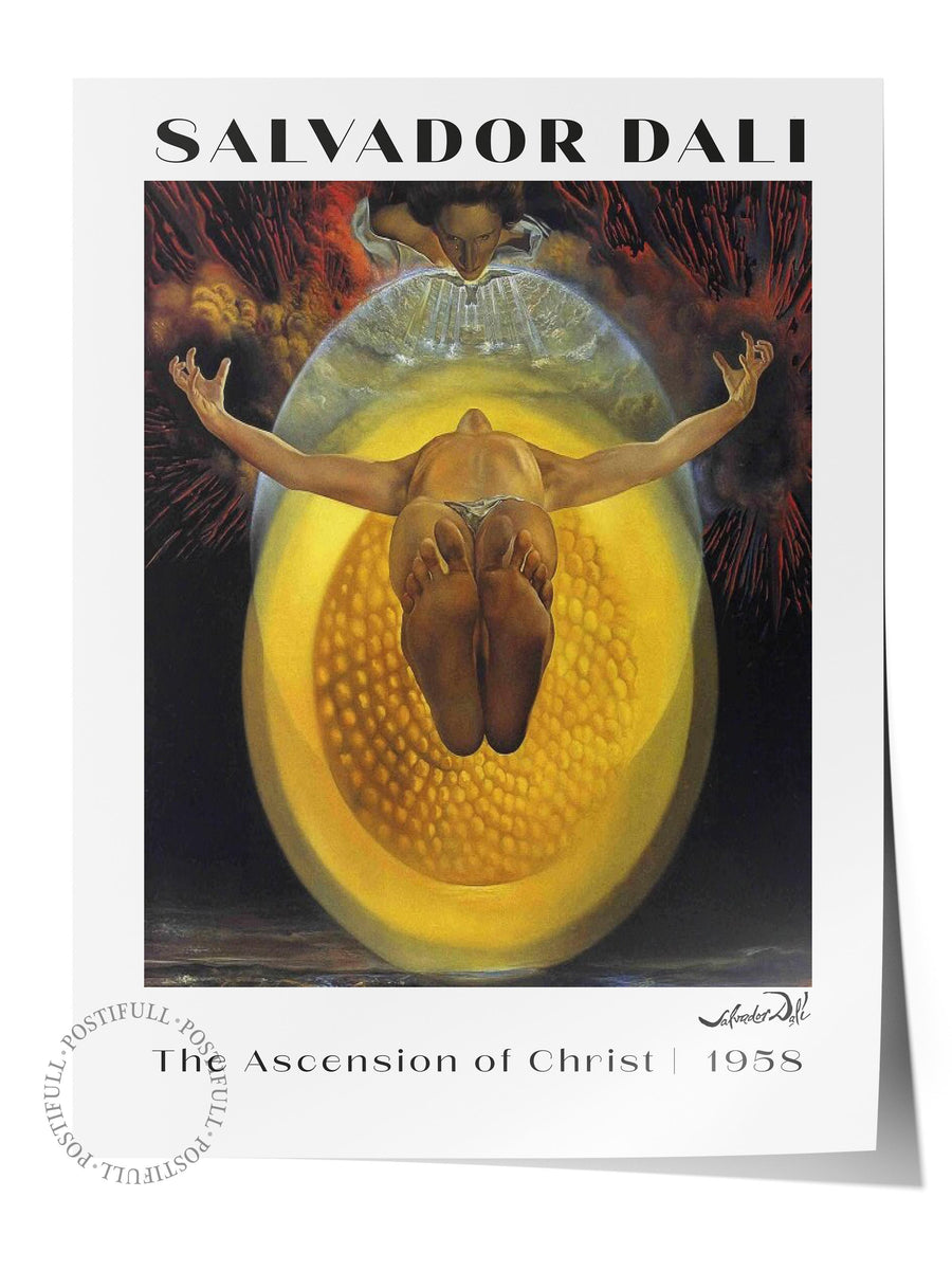 Salvador Dali - The Ascension of Christ Modern Sanat Çerçevesiz Poster