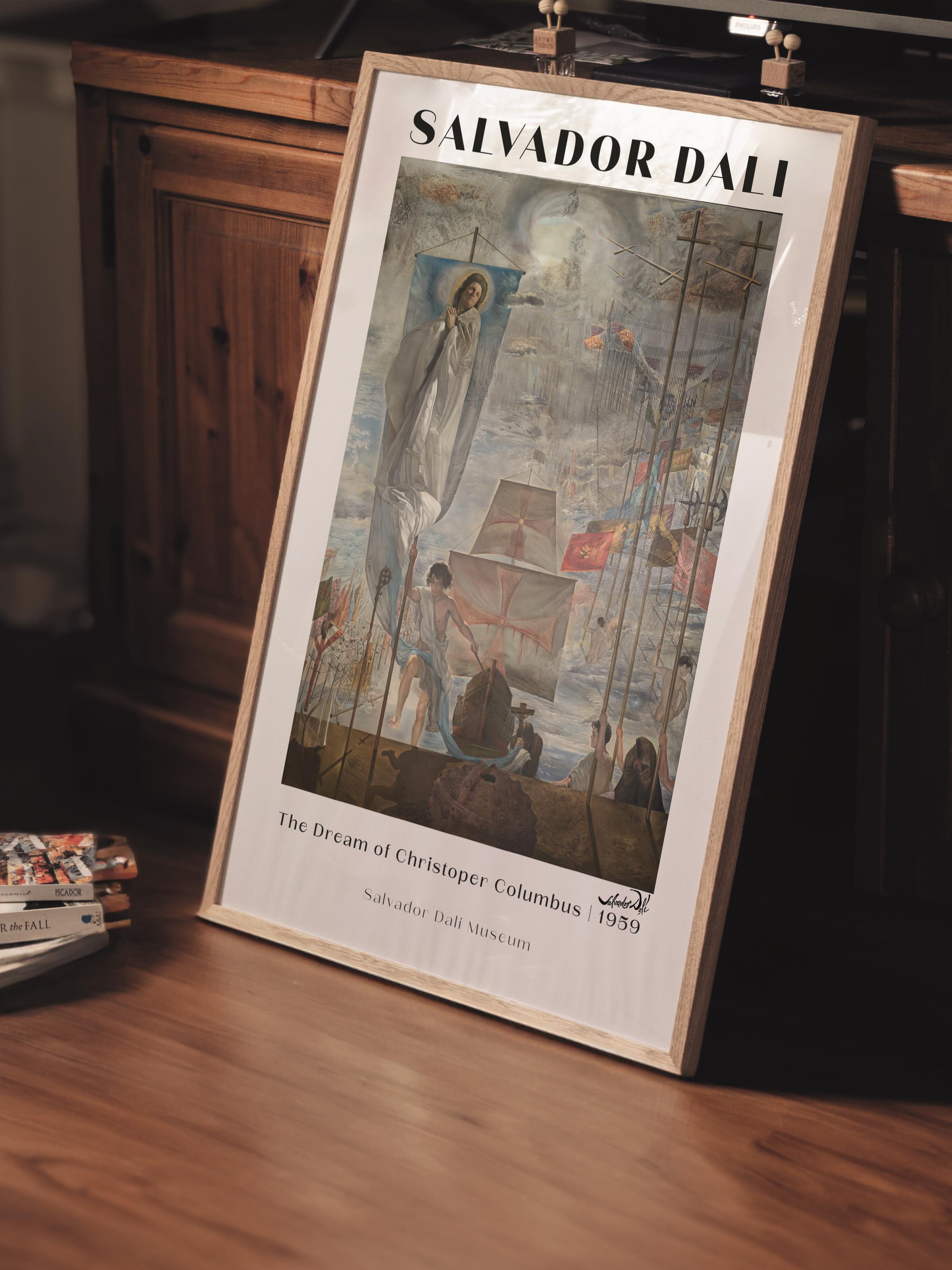 Salvador Dali Duvar Posteri - Duvar Dekoru - Sanat Serisi Posterleri - Kalın Kağıt - Çerçevesiz