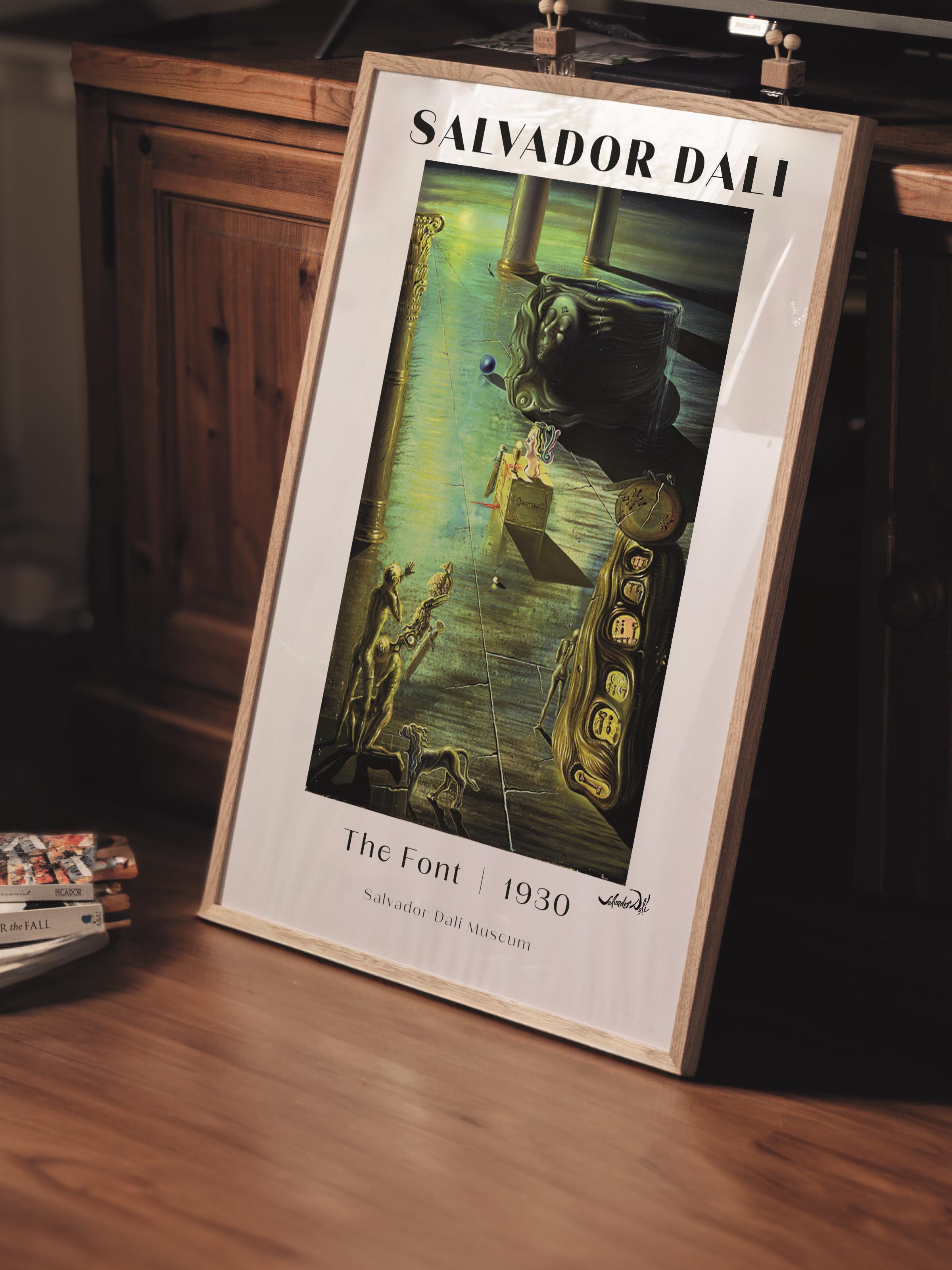Salvador Dali Duvar Posteri - Duvar Dekoru - Sanat Serisi Posterleri - Kalın Kağıt - Çerçevesiz