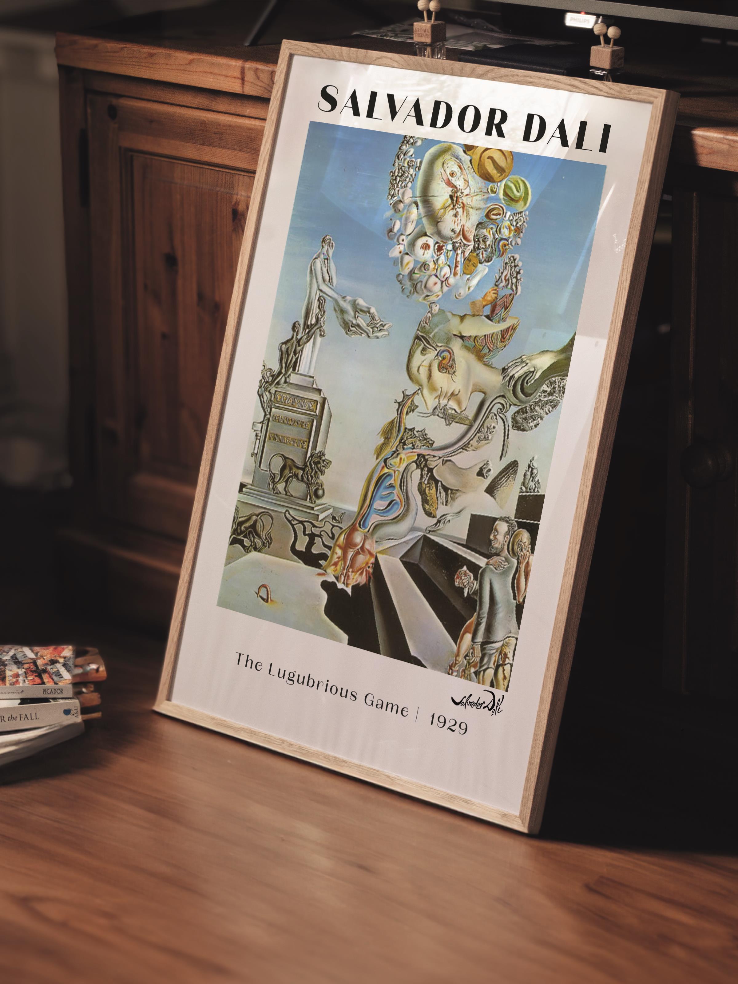 Salvador Dali Duvar Posteri - Duvar Dekoru - Sanat Serisi Posterleri - Kalın Kağıt - Çerçevesiz