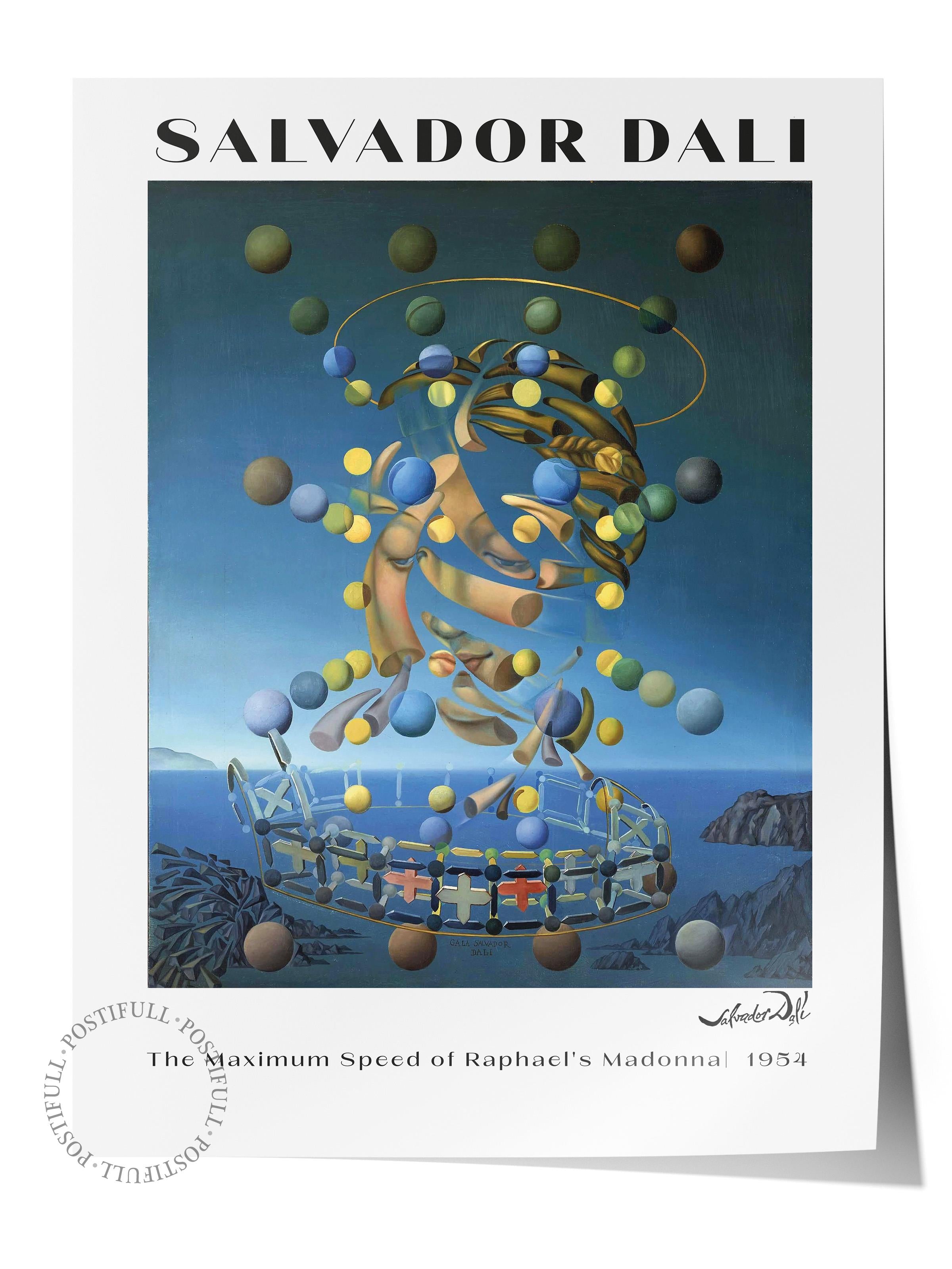 Salvador Dali Duvar Posteri - Duvar Dekoru - Sanat Serisi Posterleri - Kalın Kağıt - Çerçevesiz