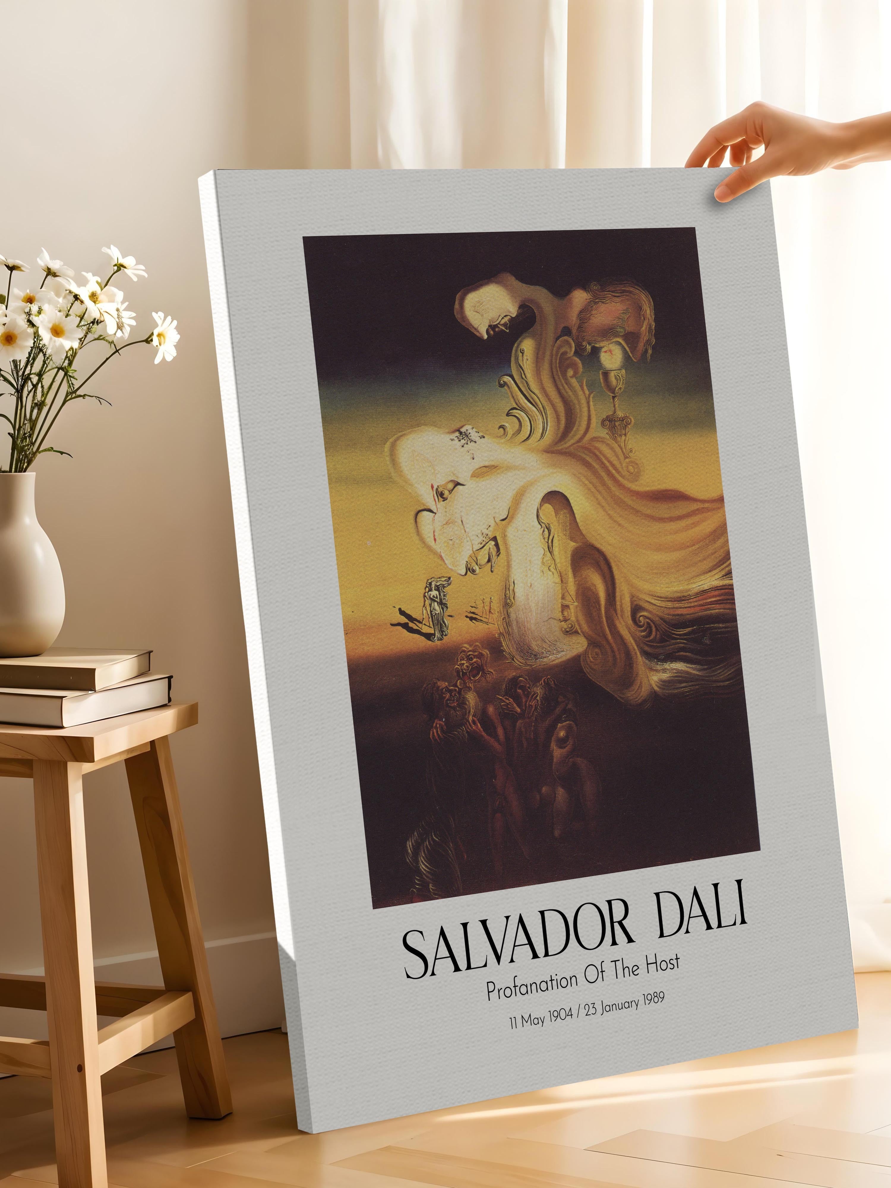 Salvador Dali - Profanation Of The Host, Kanvas Tablo, Sanat Serisi NO:112503