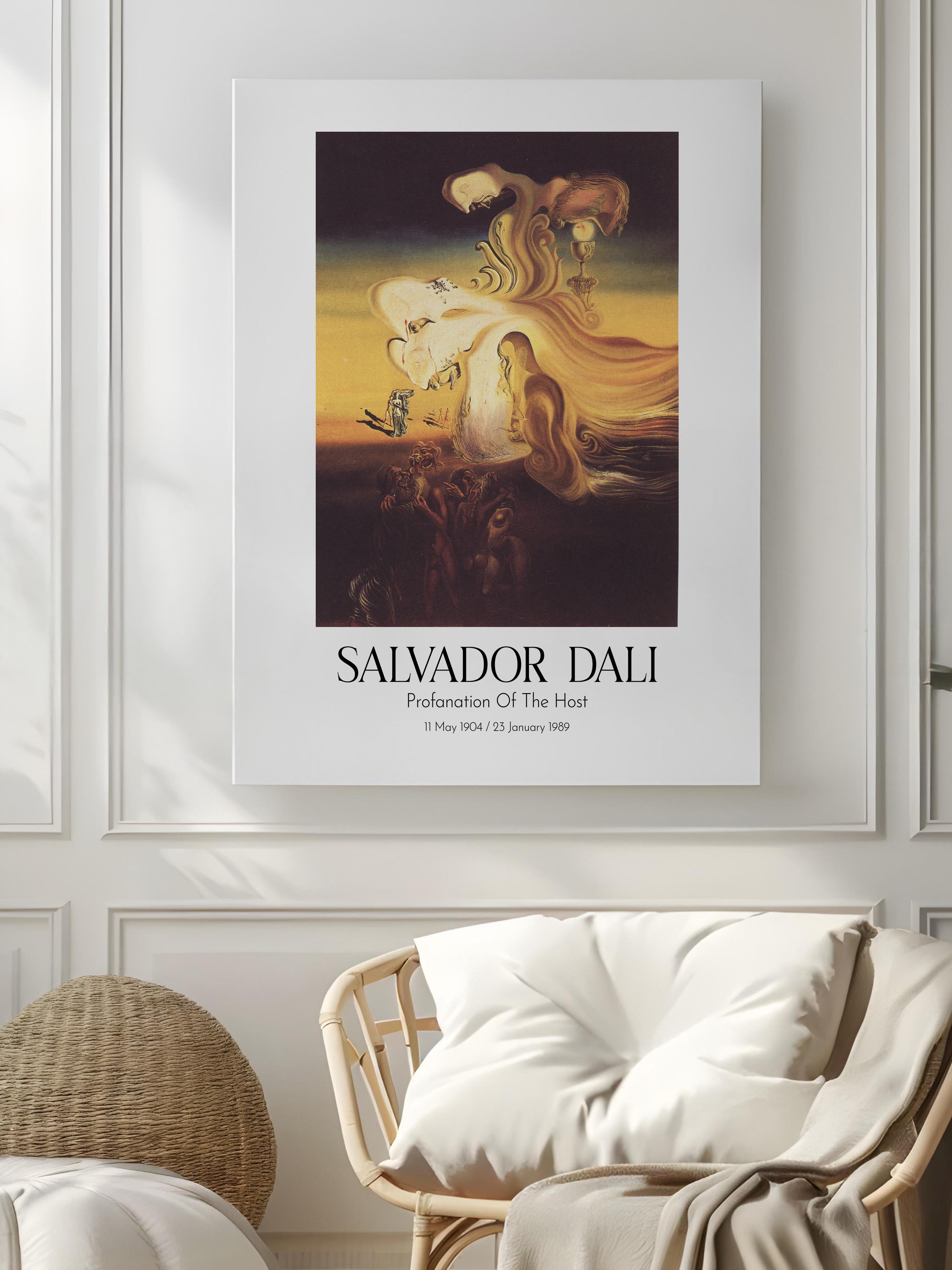 Salvador Dali - Profanation Of The Host, Kanvas Tablo, Sanat Serisi NO:112503