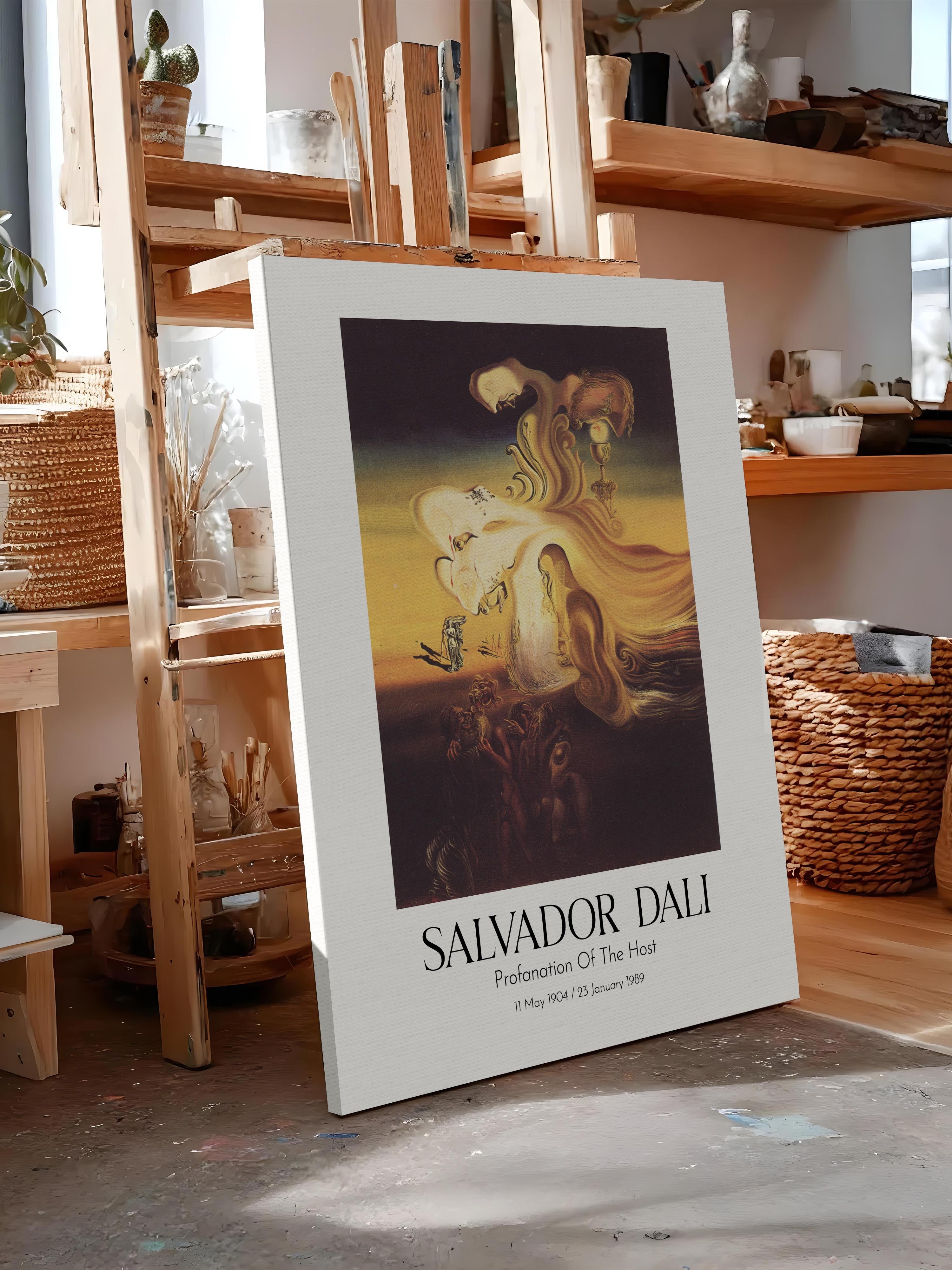 Salvador Dali - Profanation Of The Host, Kanvas Tablo, Sanat Serisi NO:112503