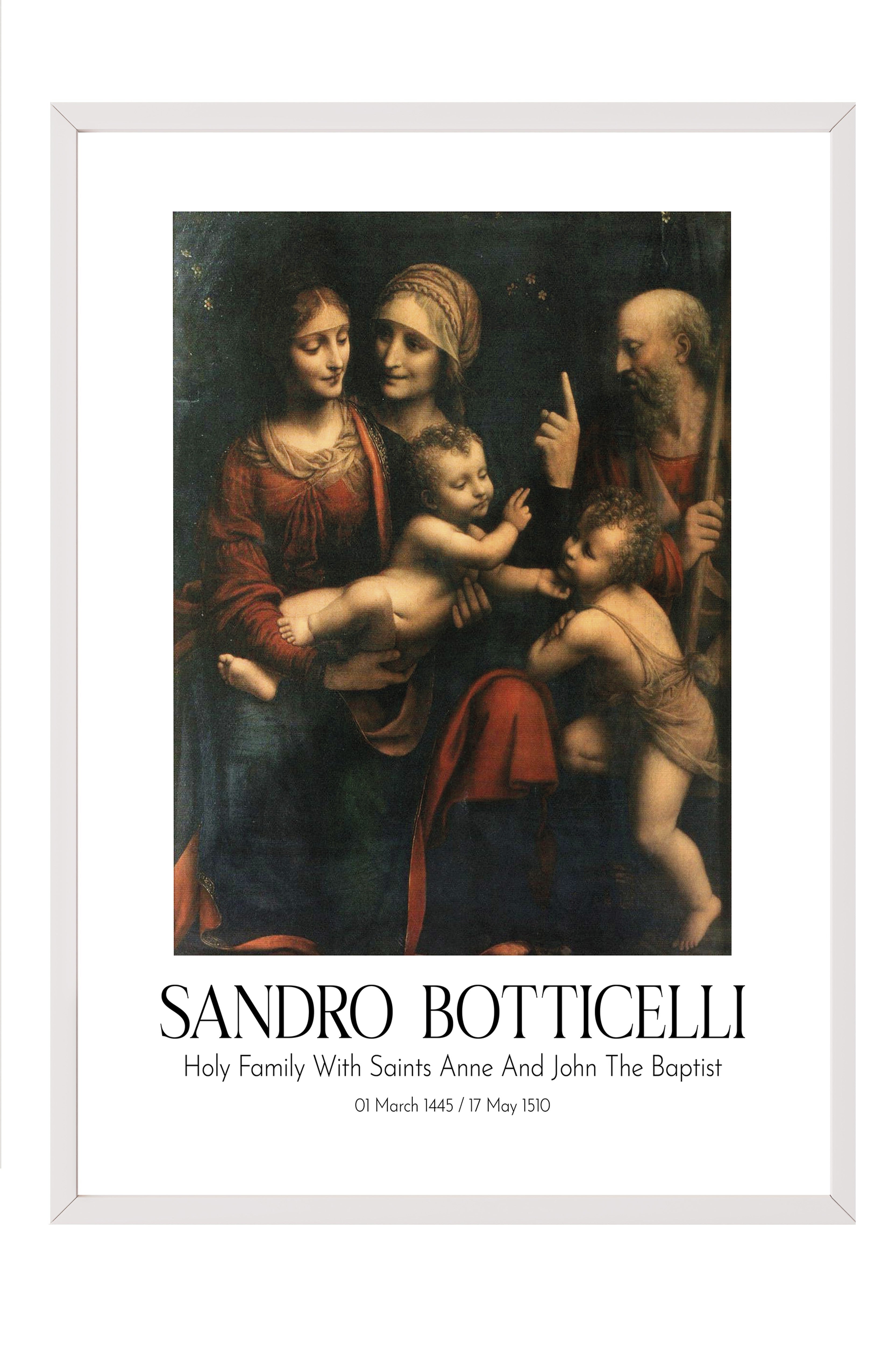 Sandro Botticelli, Beyaz Çerçeveli Tablo, Sanat Serisi NO:110751