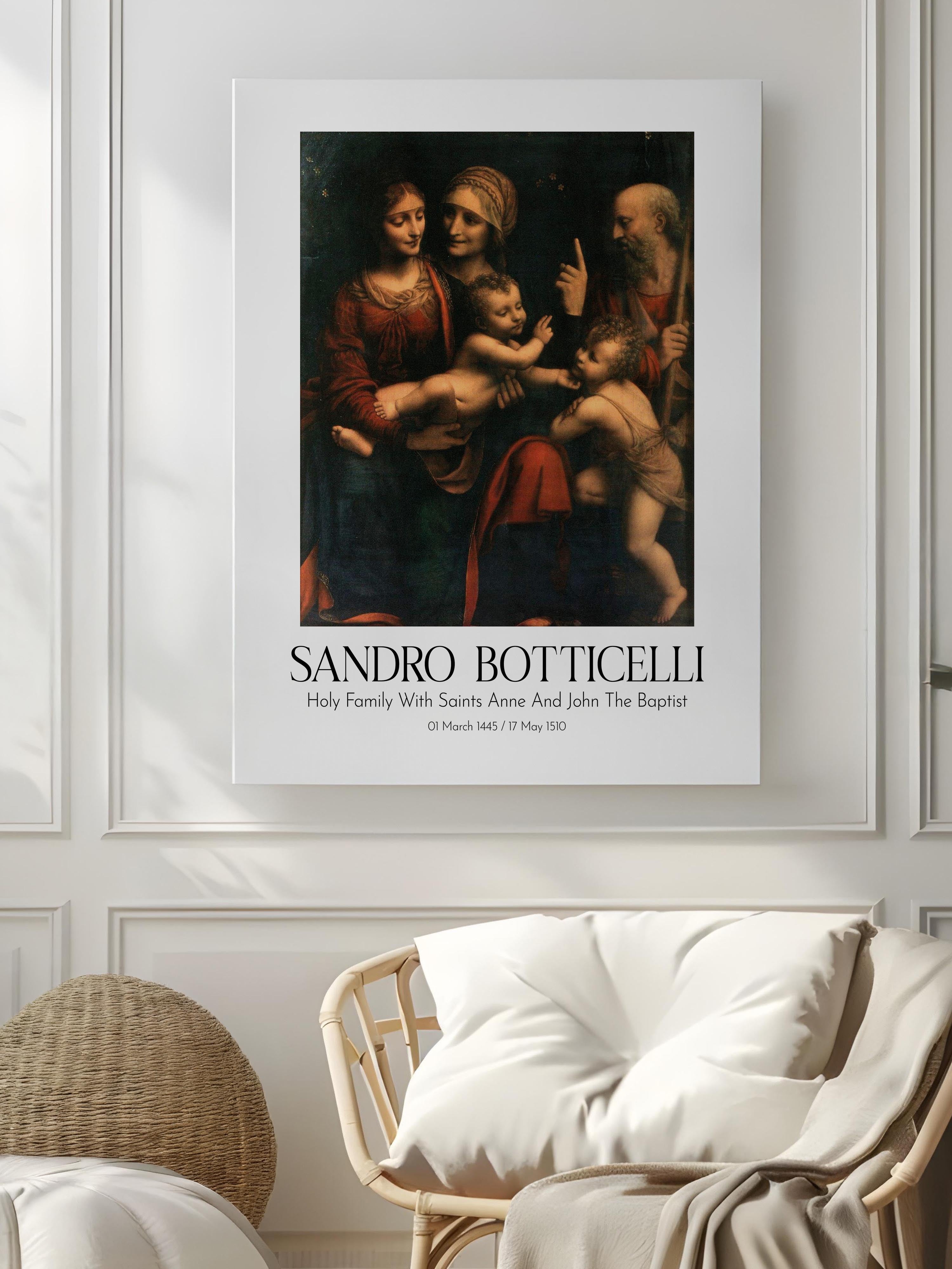 Sandro Botticelli, Kanvas Tablo, Sanat Serisi NO:110751