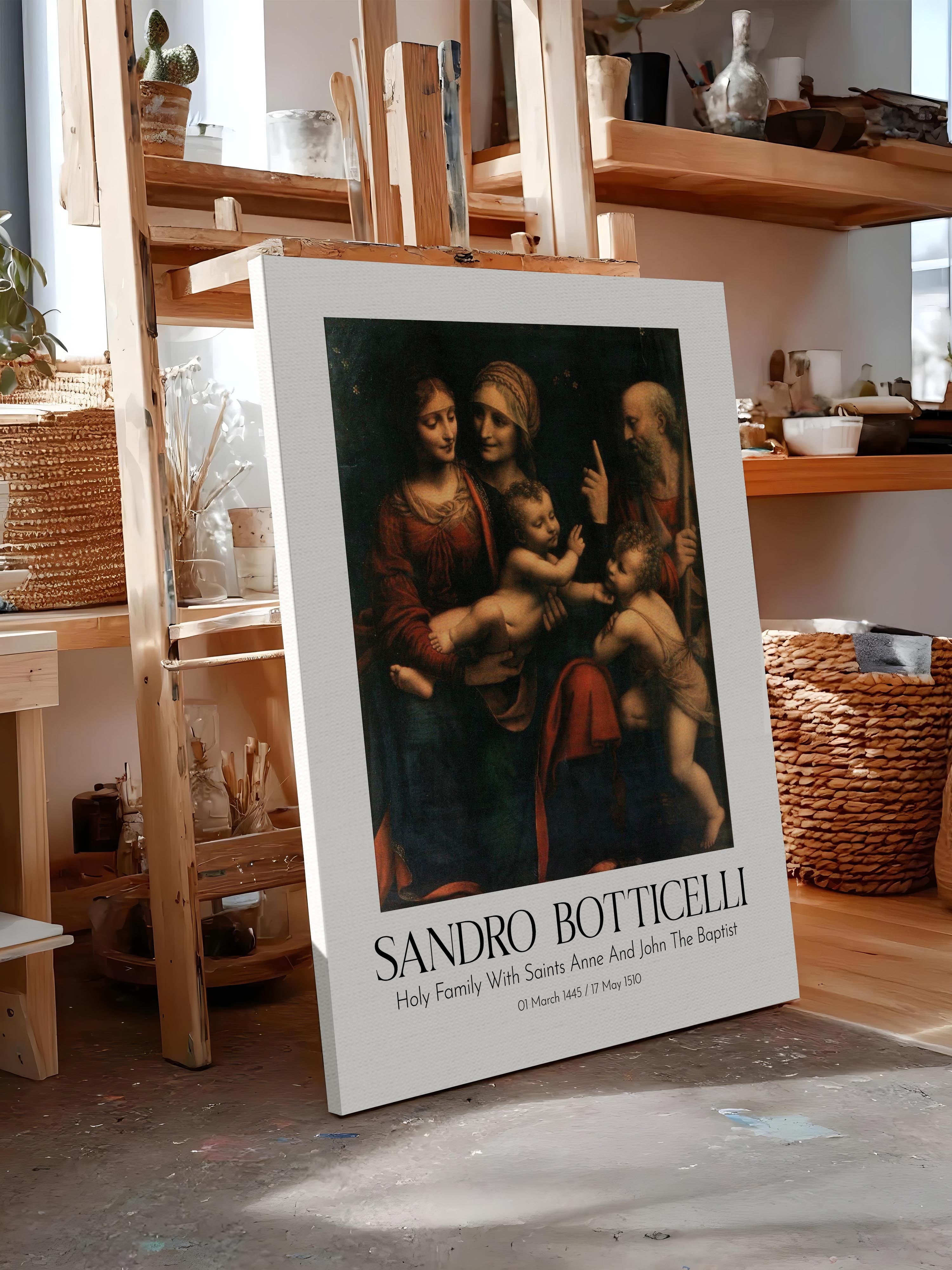 Sandro Botticelli, Kanvas Tablo, Sanat Serisi NO:110751