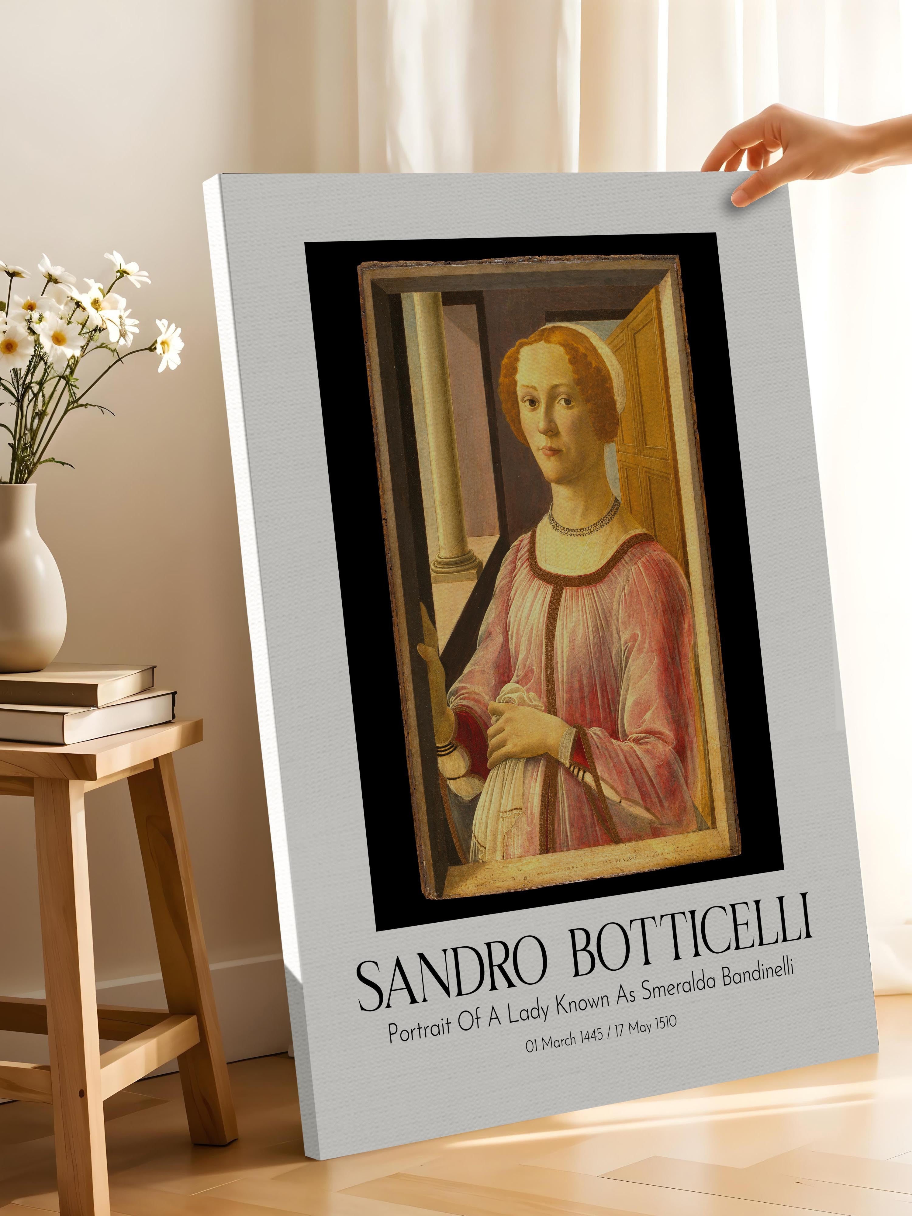 Sandro Botticelli, Kanvas Tablo, Sanat Serisi NO:110756