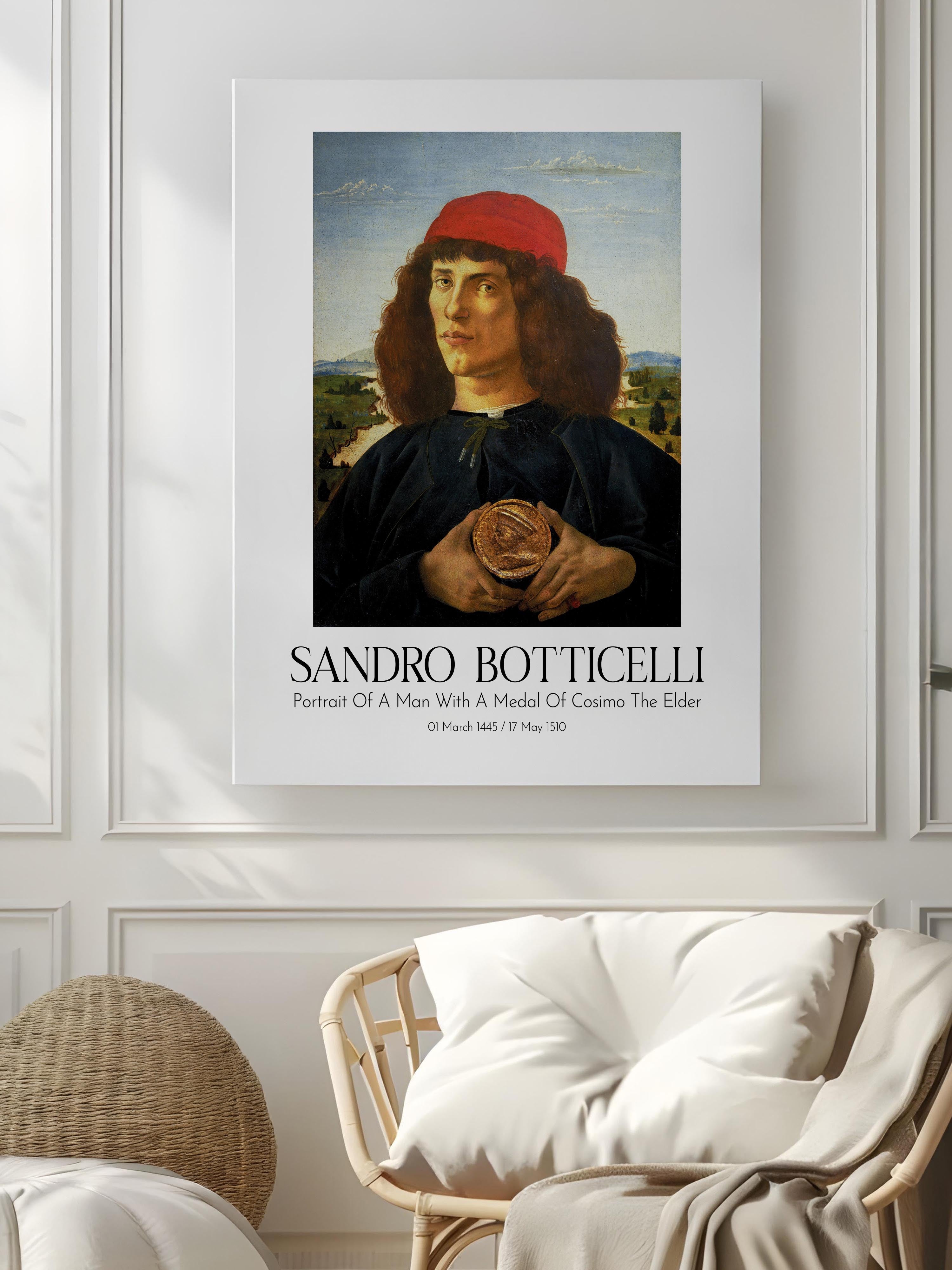 Sandro Botticelli, Kanvas Tablo, Sanat Serisi NO:110757