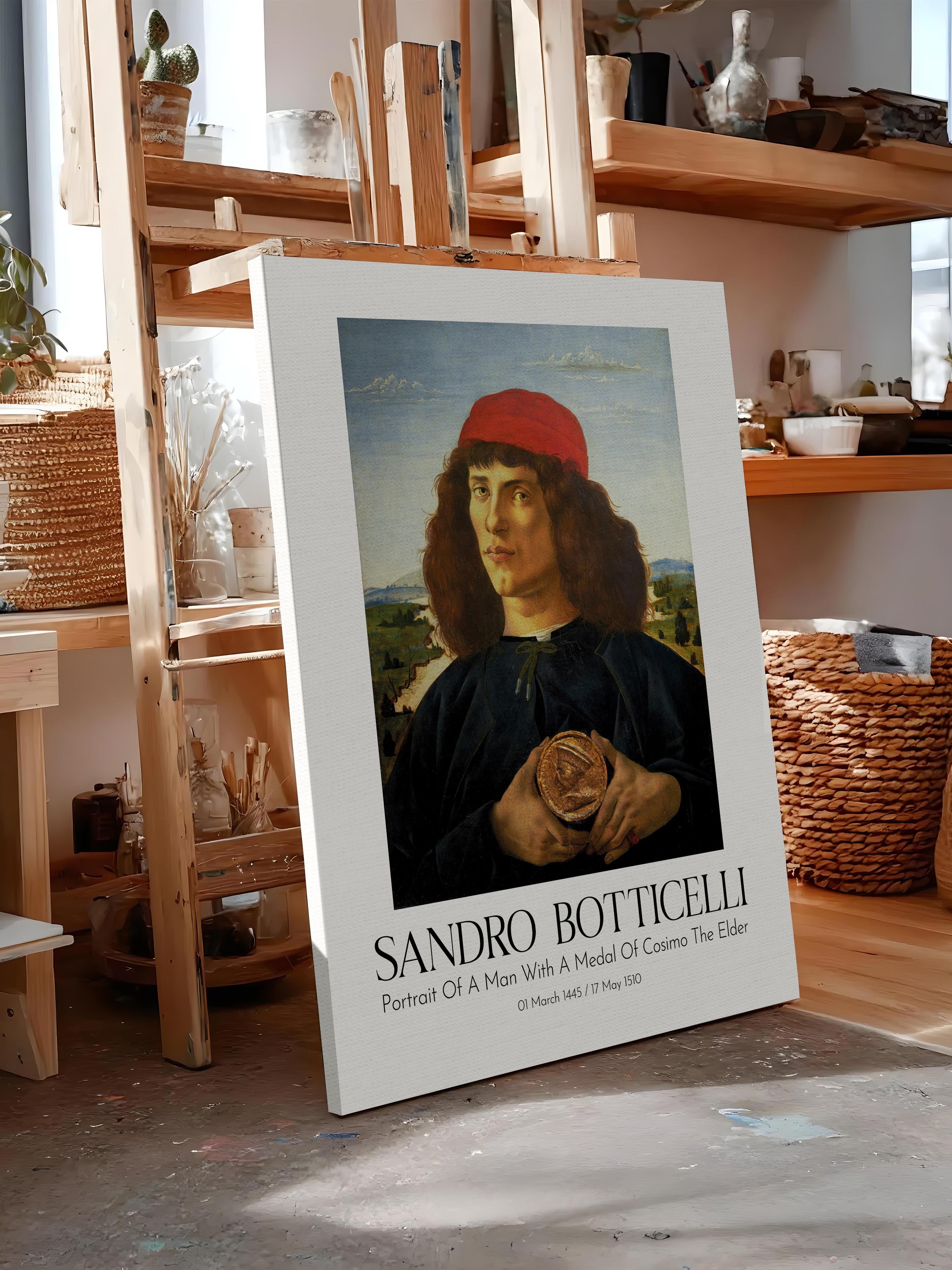 Sandro Botticelli, Kanvas Tablo, Sanat Serisi NO:110757